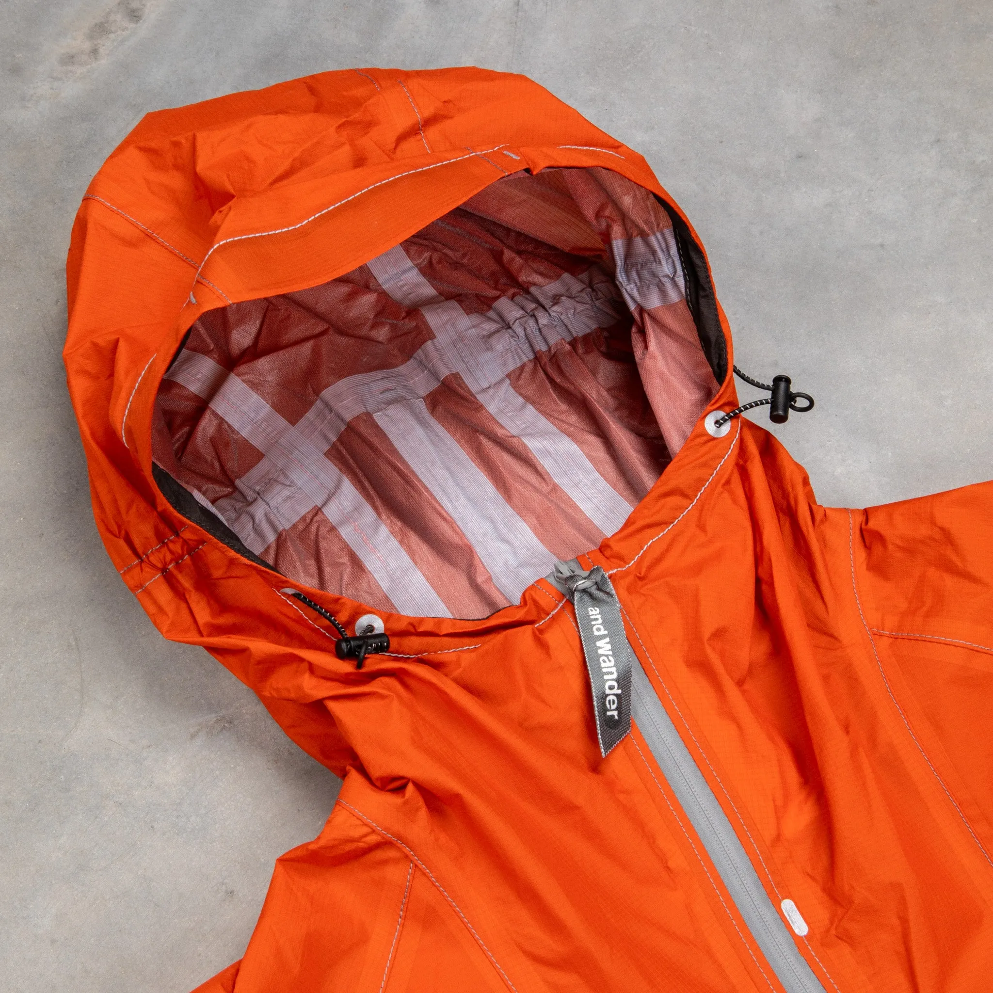 And Wander 3L UL Rain Jacket Red sold by Frans Boone product image thumbnail 4