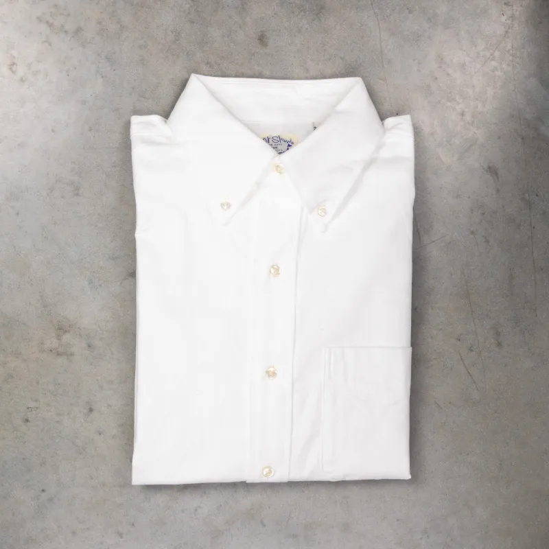 Orslow Button-Down Shirt White Chambray made by orSlow