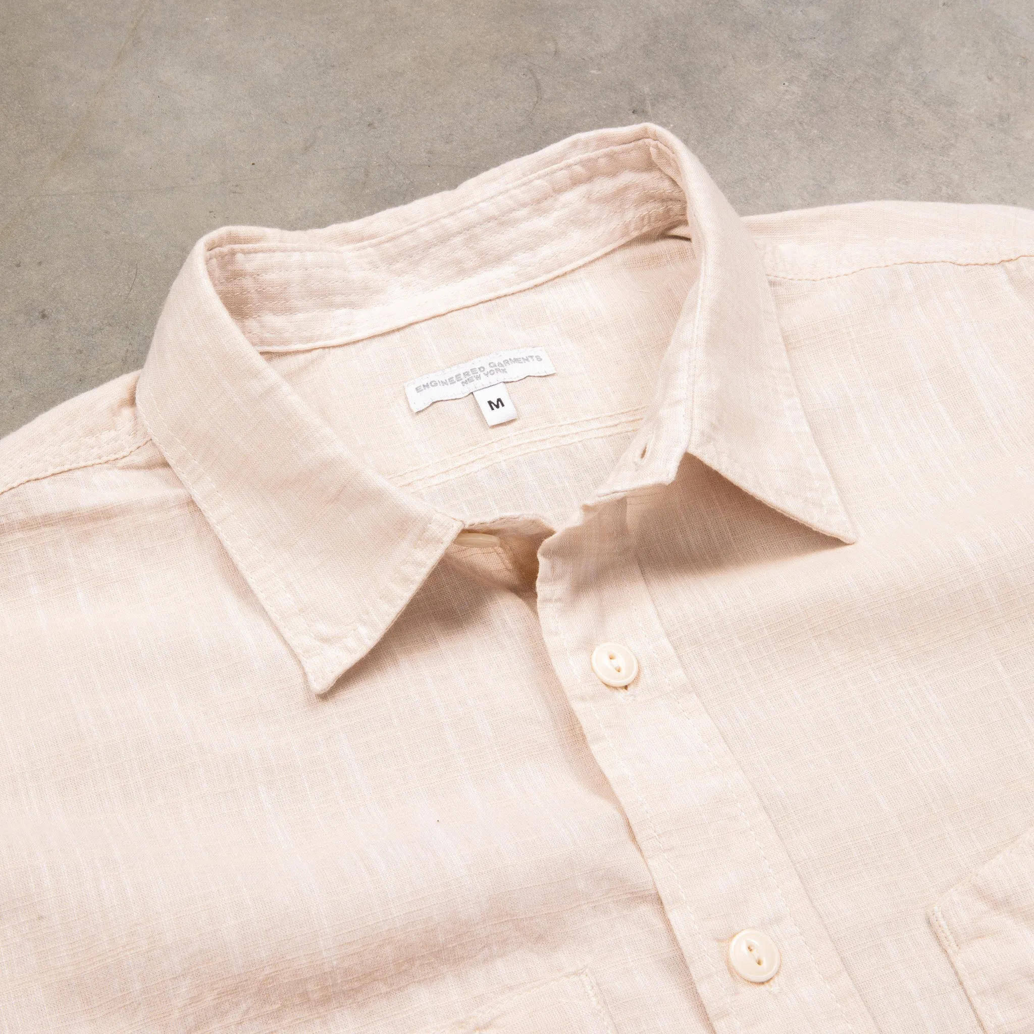 Engineered Garments Work Shirt Cotton Slab Beige sold by Frans Boone product image thumbnail 3