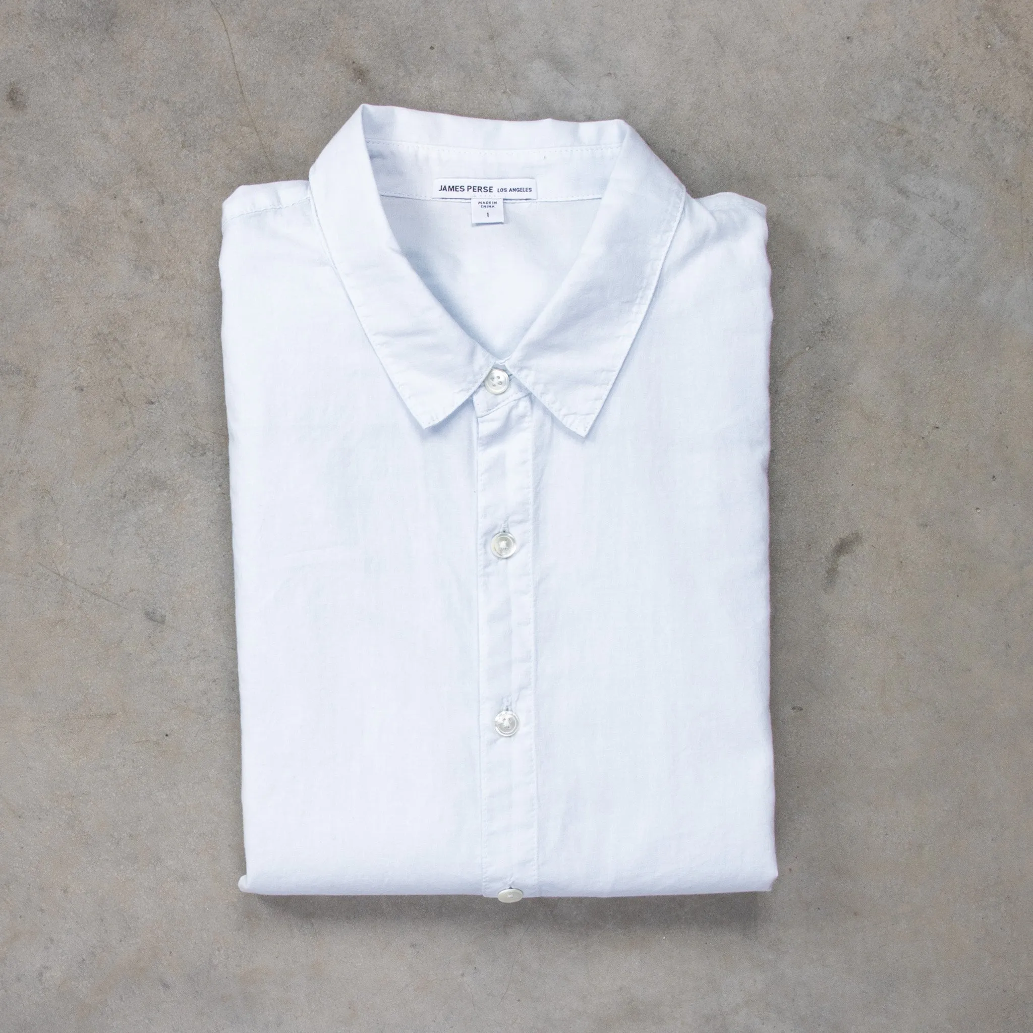 James Perse Standard Shirt Ice Blue sold by Frans Boone