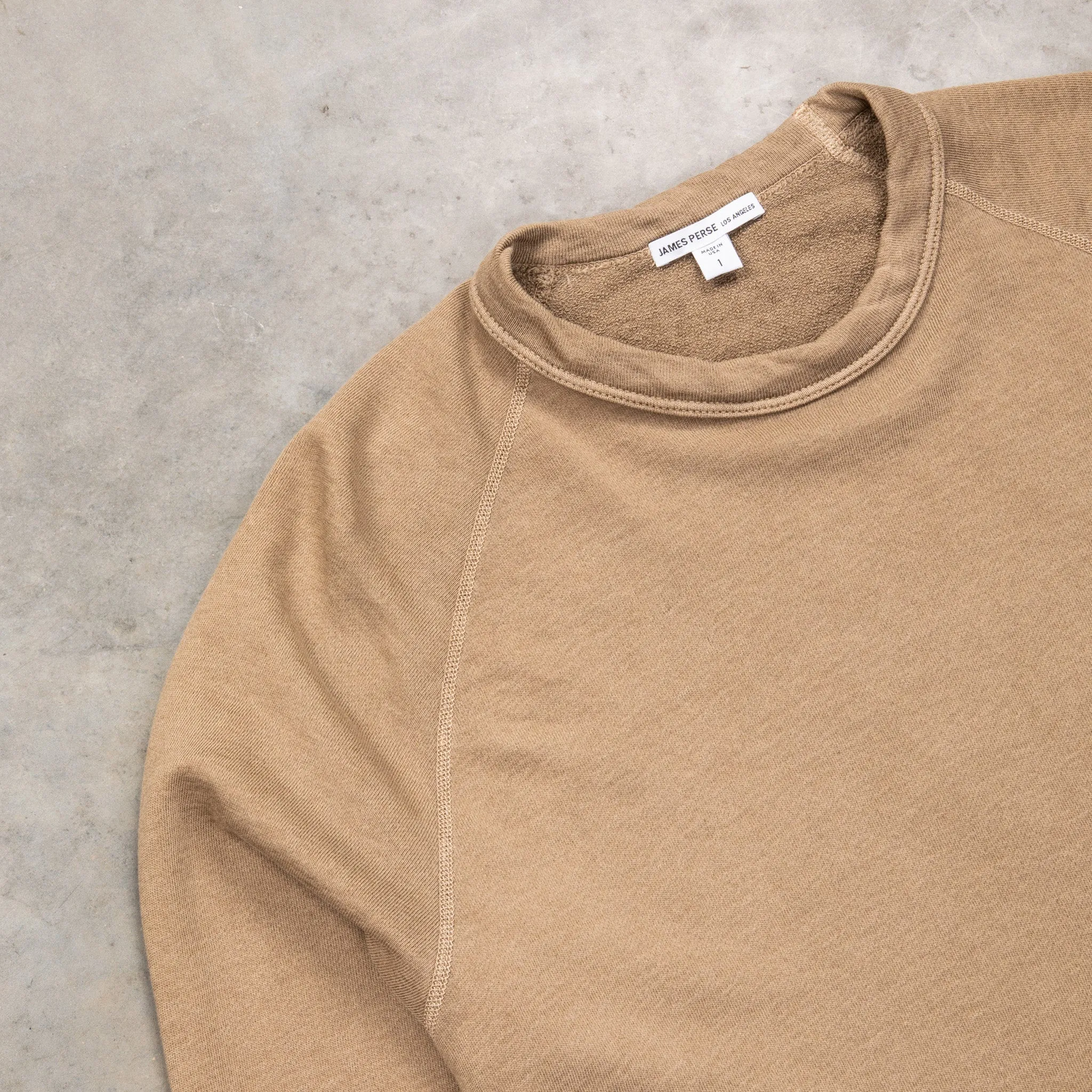 James Perse Vintage Fleece raglan Pullover Cashew sold by Frans Boone product image thumbnail 4