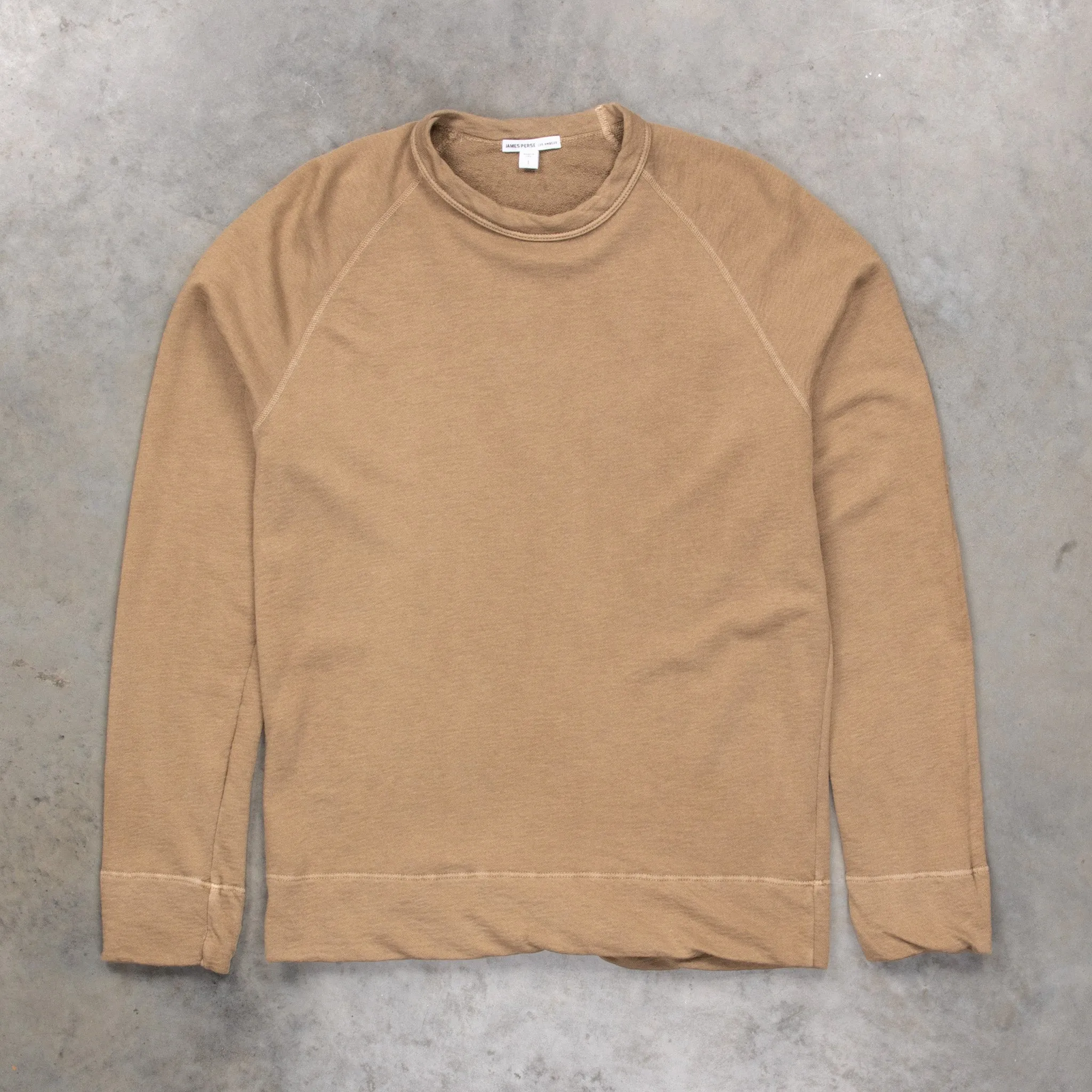 James Perse Vintage Fleece raglan Pullover Cashew sold by Frans Boone product image thumbnail 2