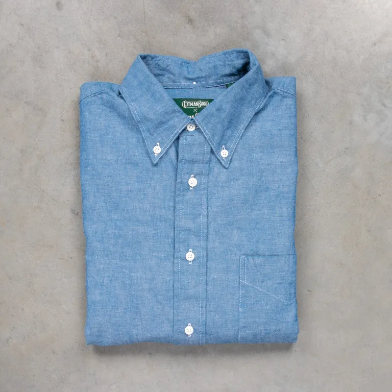 Gitman Vintage x Frans Boone Japanese Chambray Blue made by Gitman Brothers