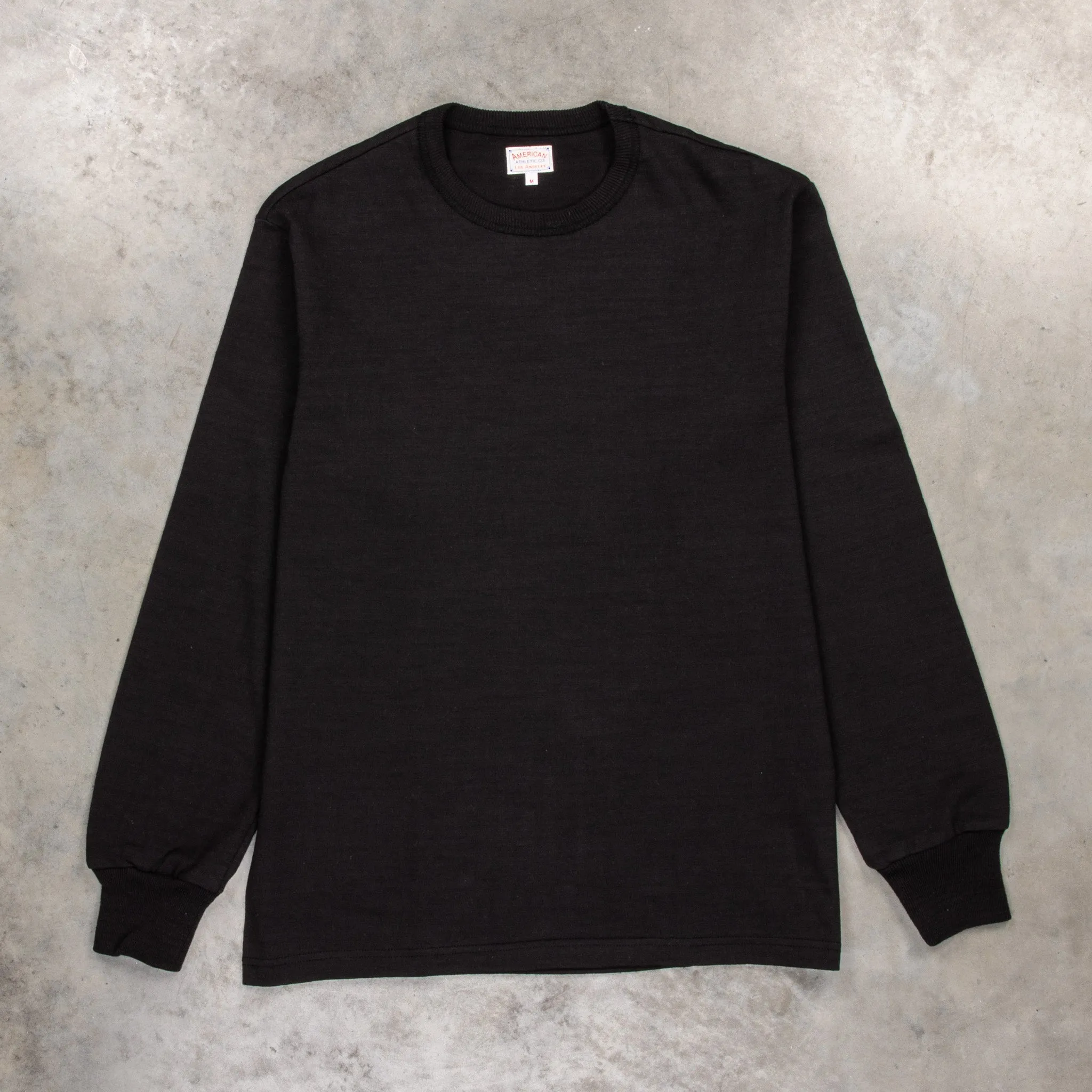 The Real McCoy's Athletic L/S T-shirt / Loopwheel Black sold by Frans Boone product image thumbnail 2