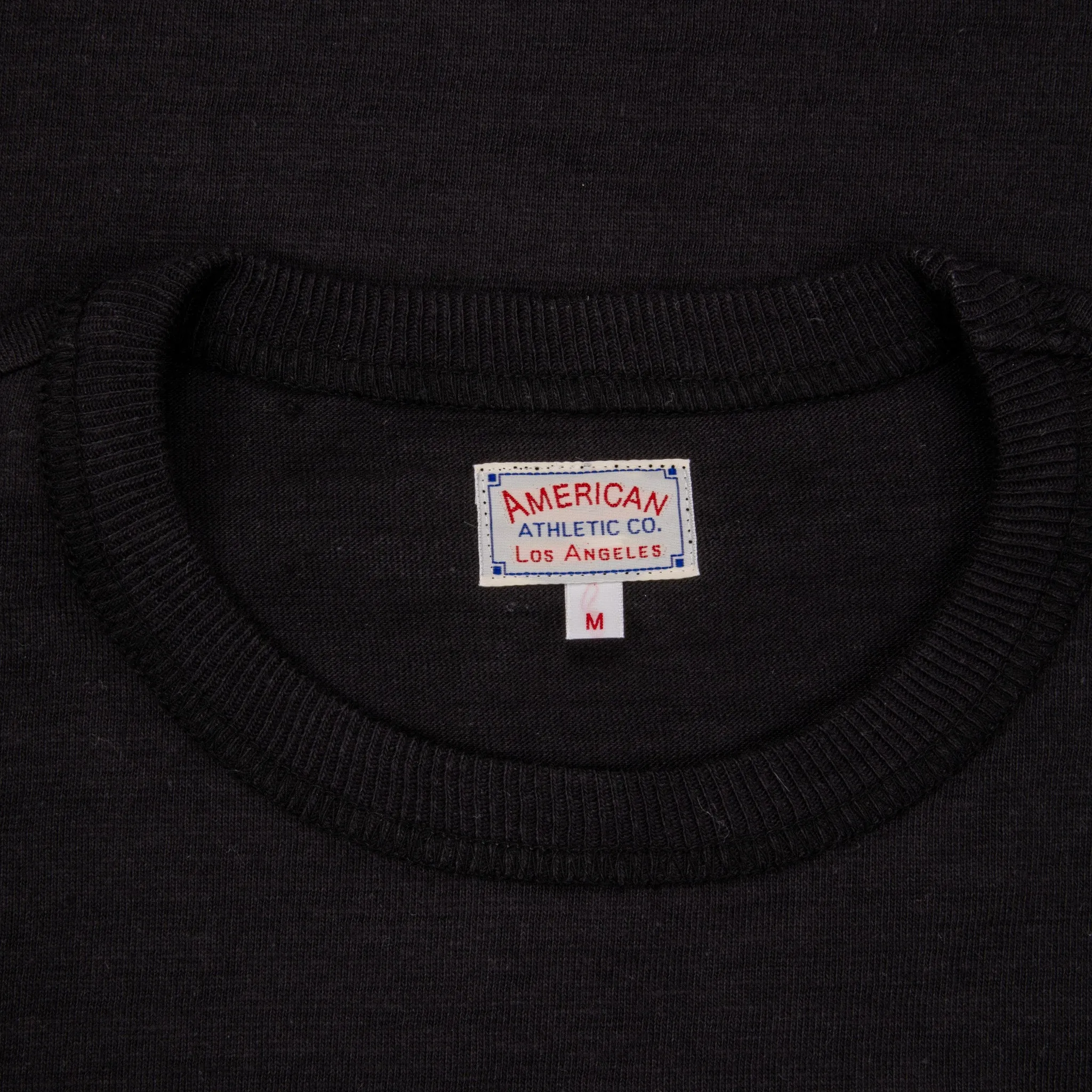 The Real McCoy's Athletic L/S T-shirt / Loopwheel Black sold by Frans Boone product image thumbnail 3