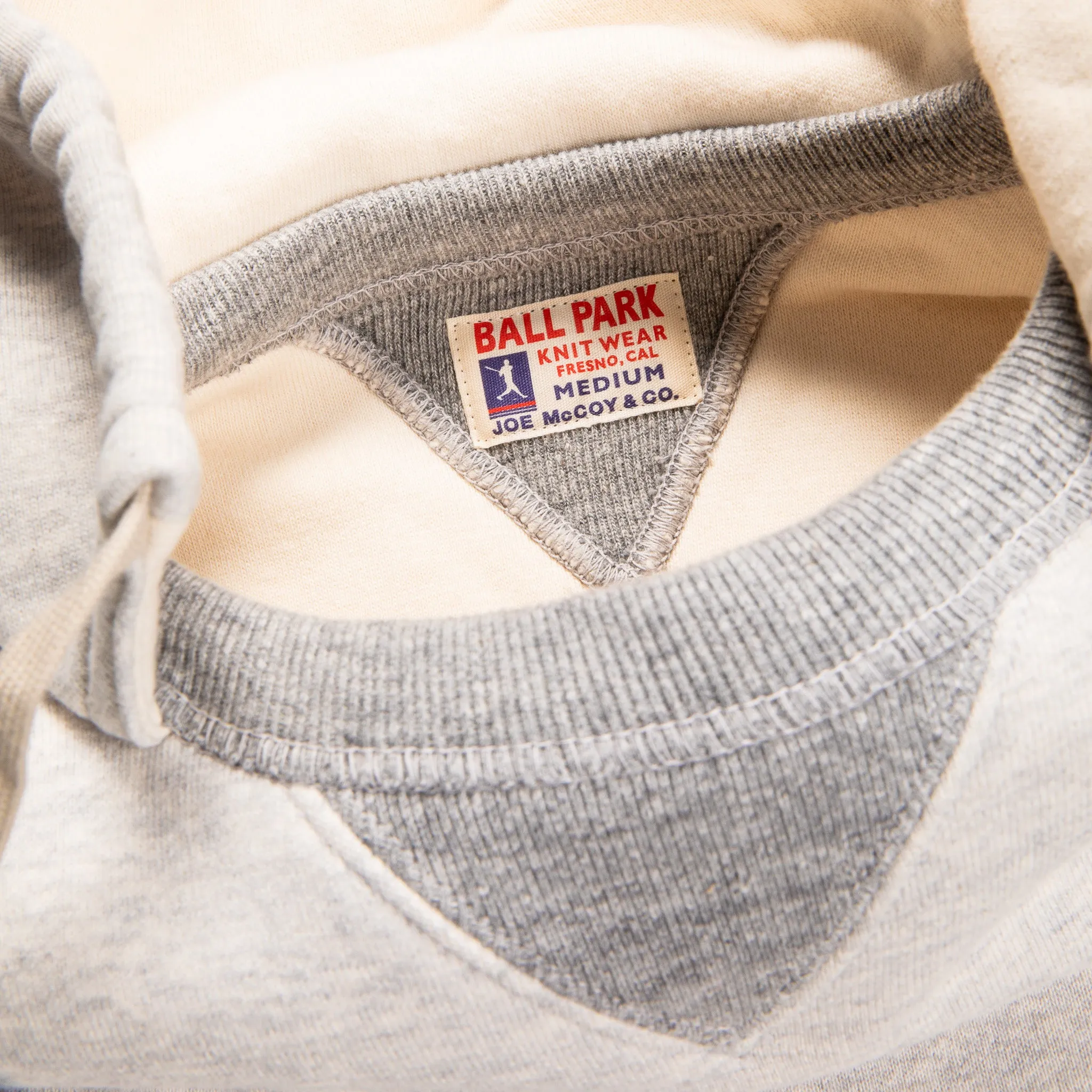 The Real McCoy's Double-Face Hooded Sweatshirt Gray sold by Frans Boone product image thumbnail 4