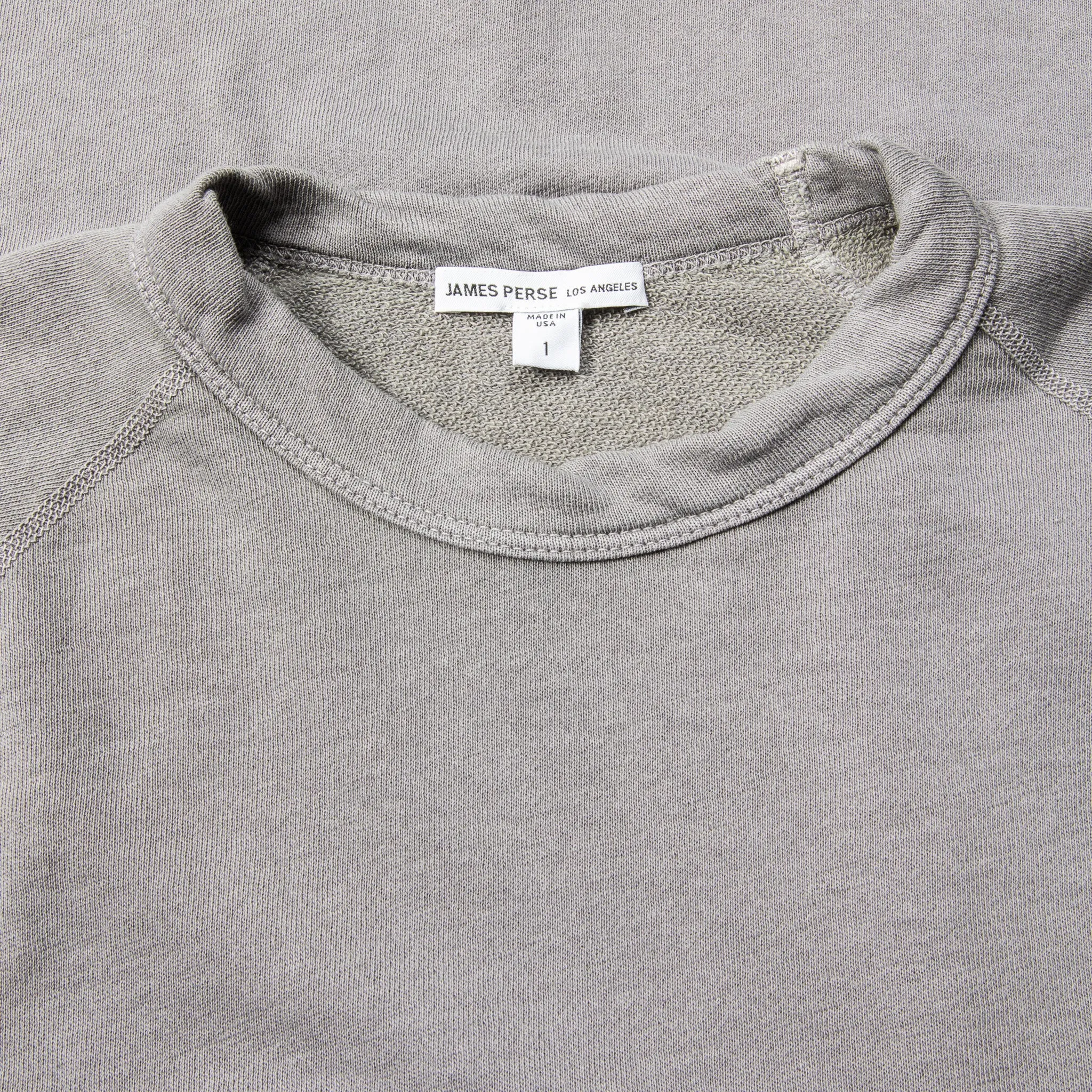 James Perse Vintage Fleece Raglan Sweat Silver Grey sold by Frans Boone product image thumbnail 4
