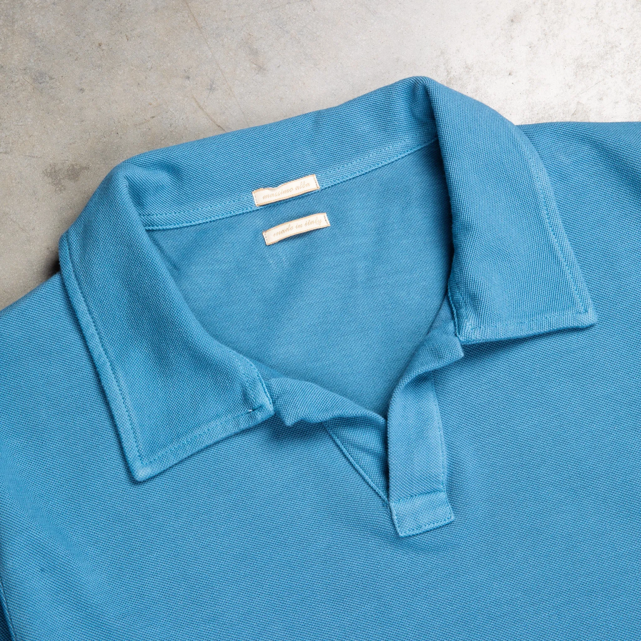 Massimo Alba Aruba Polo Cerulean sold by Frans Boone product image thumbnail 3