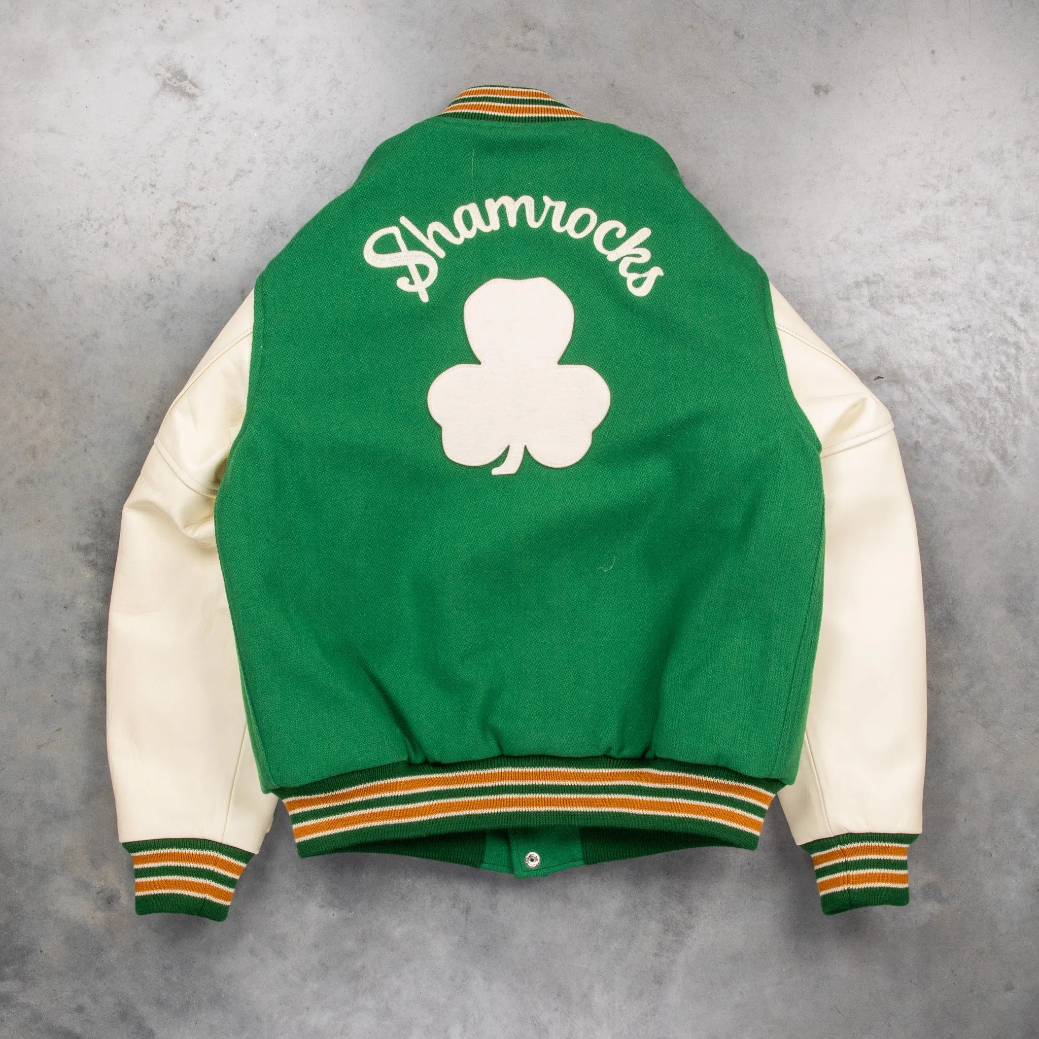 The Real McCoy's Wool Varsity Jacket Shamrocks sold by Frans Boone product image thumbnail 2