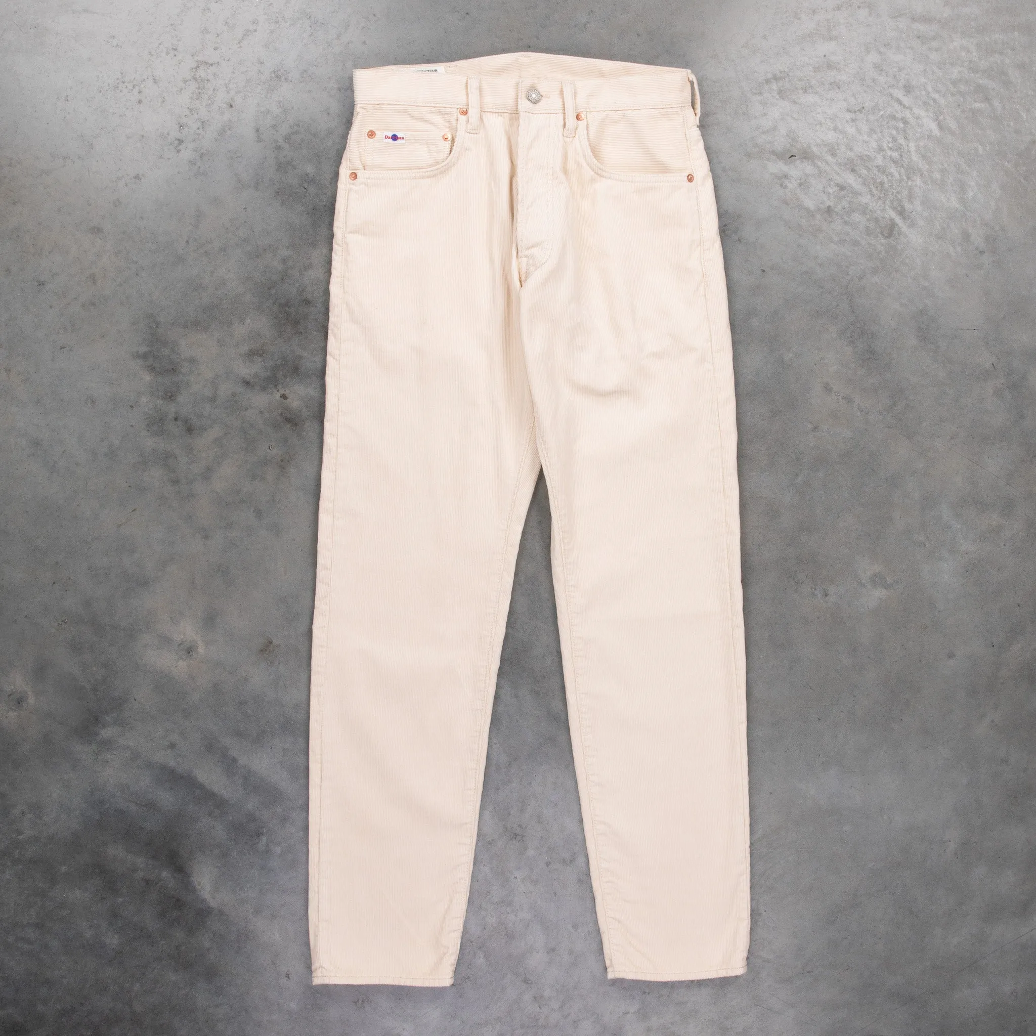 Studio D'Artisan FB-909 High Rise Tapered 13-Wale Corduroy Ivory sold by Frans Boone product image thumbnail 2