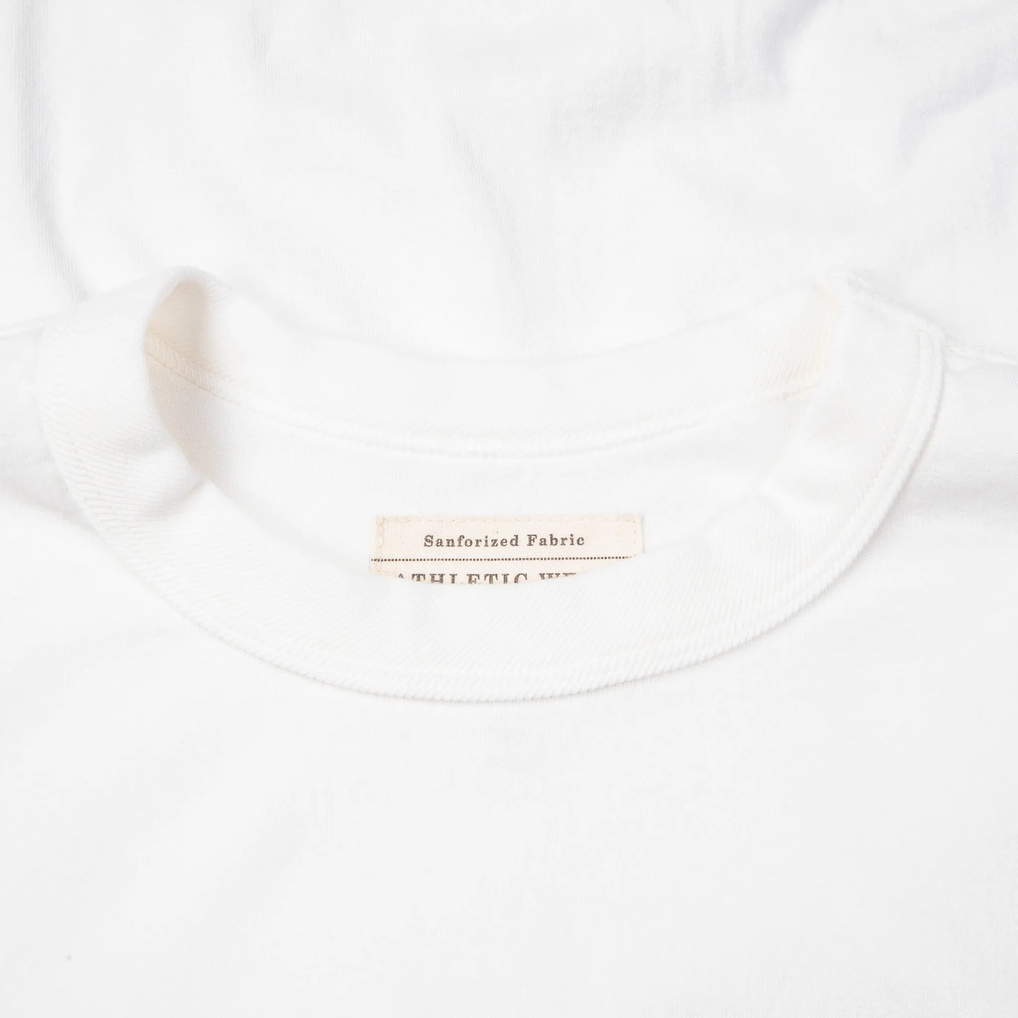 Fullcount Flat Seam Heavyweight Longsleeve T-Shirt White sold by Frans Boone product image thumbnail 3