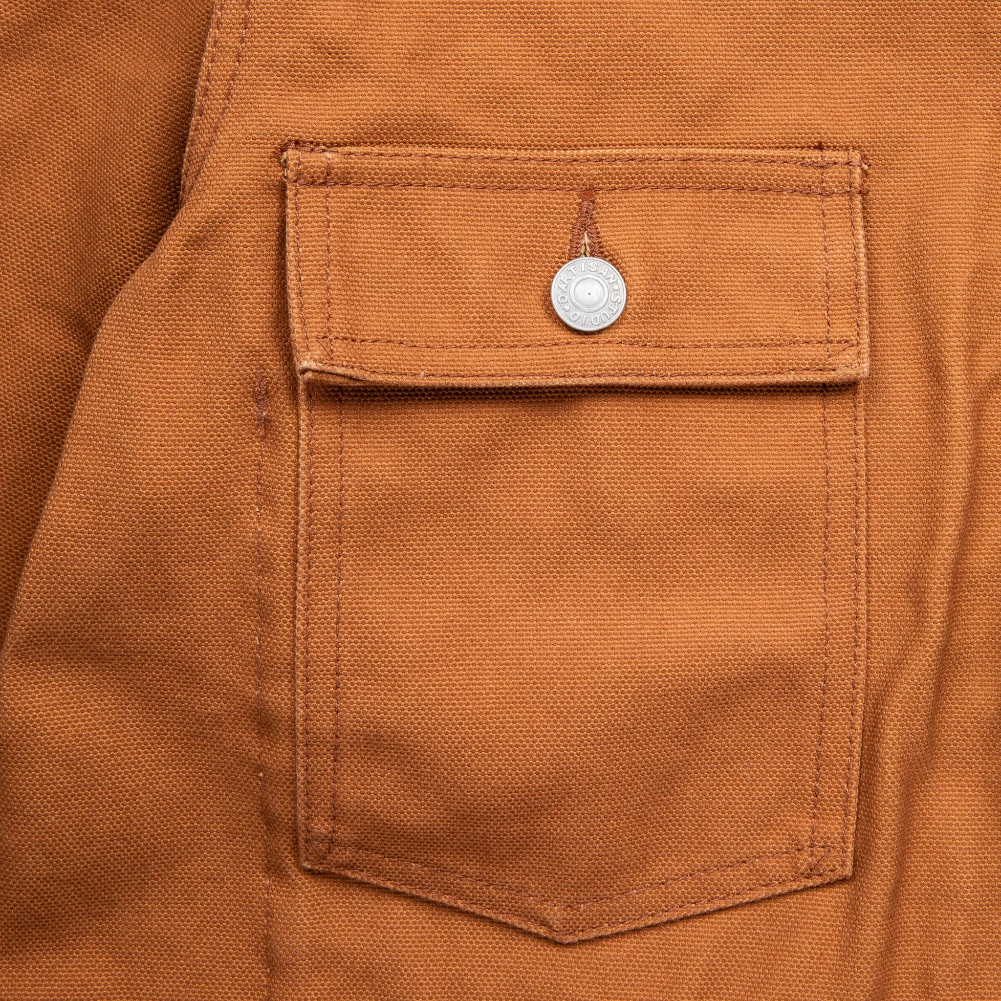 Studio D'Artisan Canvas Duck Jacket Brown sold by Frans Boone product image thumbnail 5