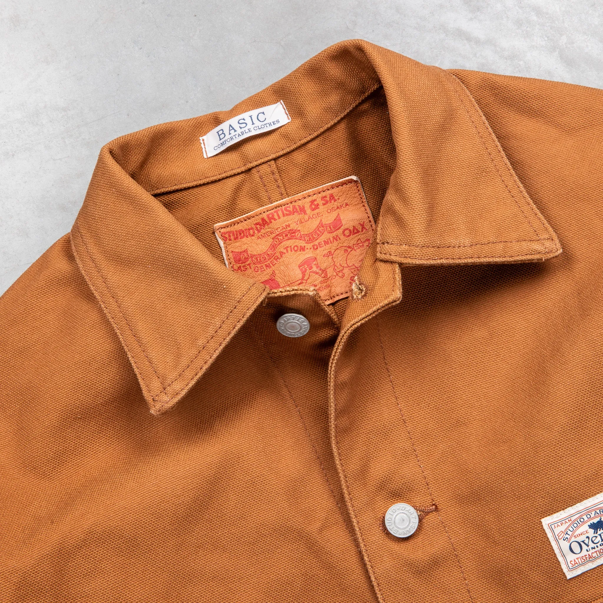 Studio D'Artisan Canvas Duck Jacket Brown sold by Frans Boone product image thumbnail 3