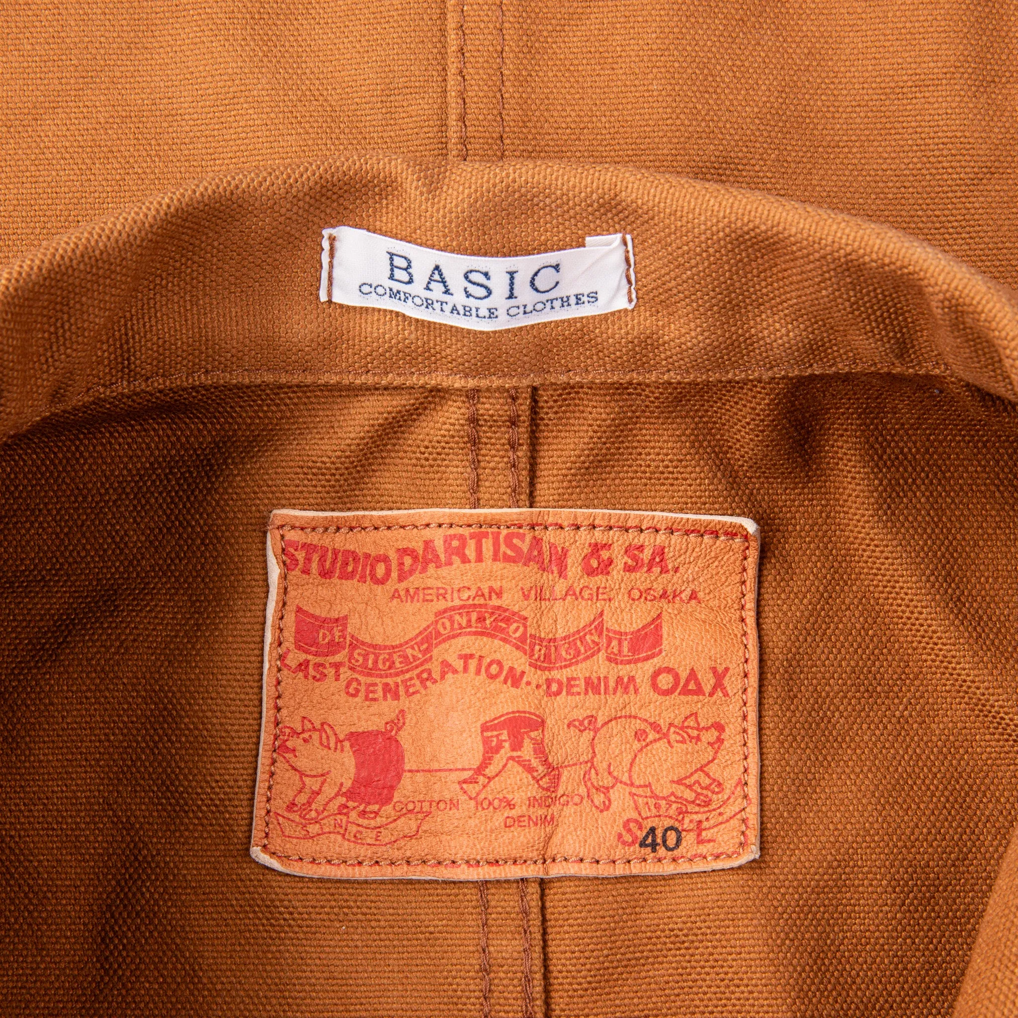 Studio D'Artisan Canvas Duck Jacket Brown sold by Frans Boone product image thumbnail 4