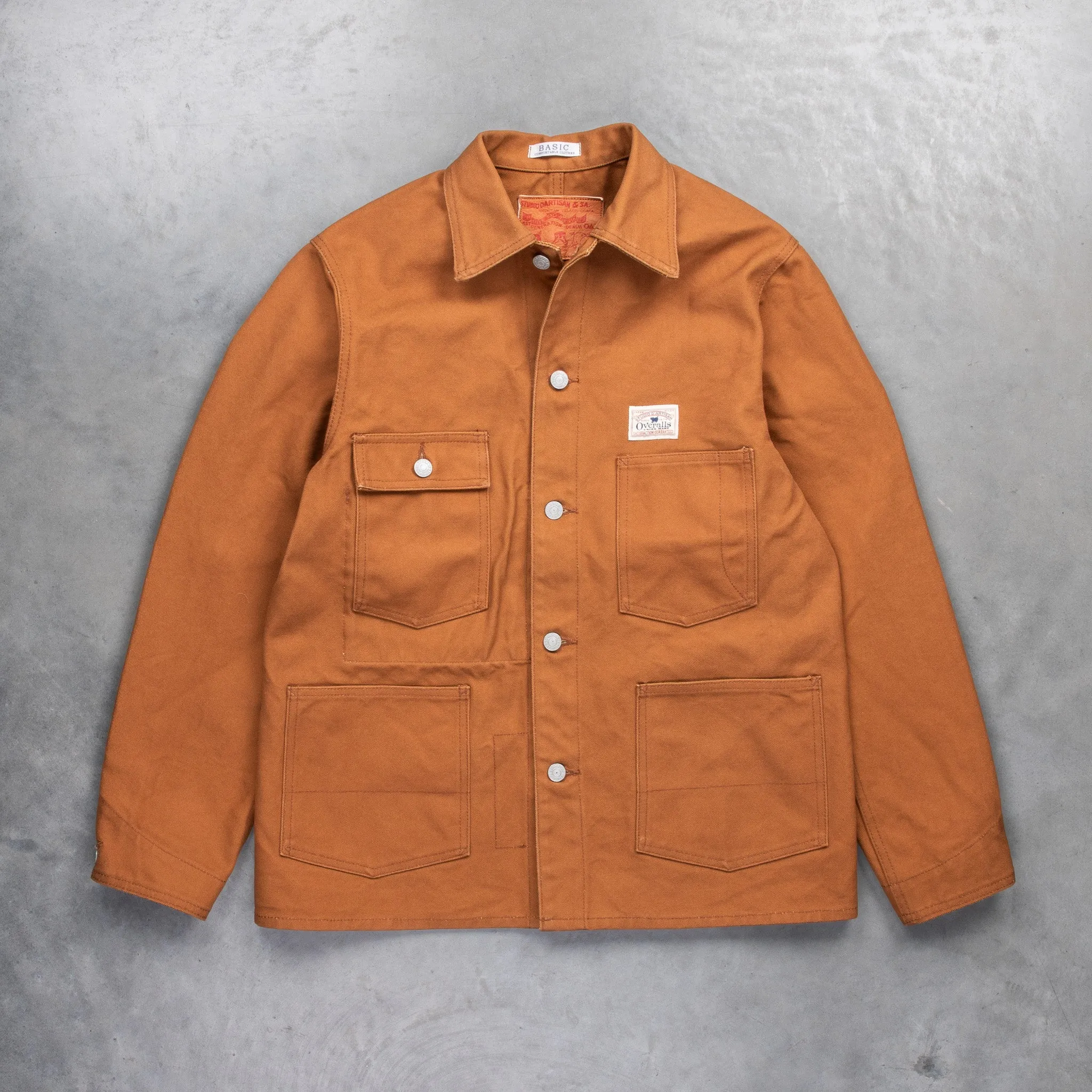 Studio D'Artisan Canvas Duck Jacket Brown sold by Frans Boone