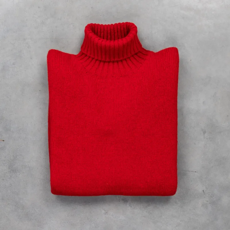 Laurence J. Smith Super Soft Seamless Roll Neck Pullover Tudor made by Frans Boone
