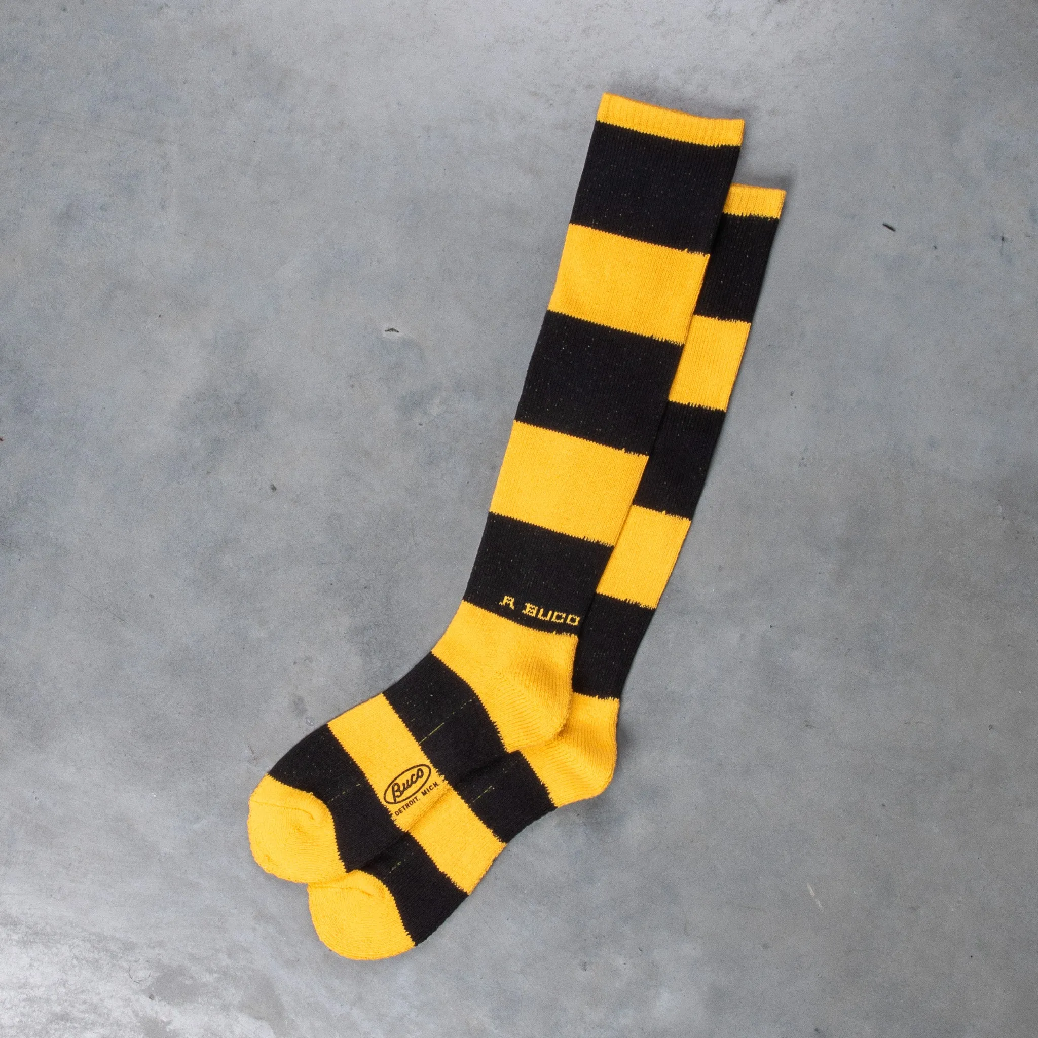 Buco Striped Action Socks Yellow/Black sold by Frans Boone product image thumbnail 2