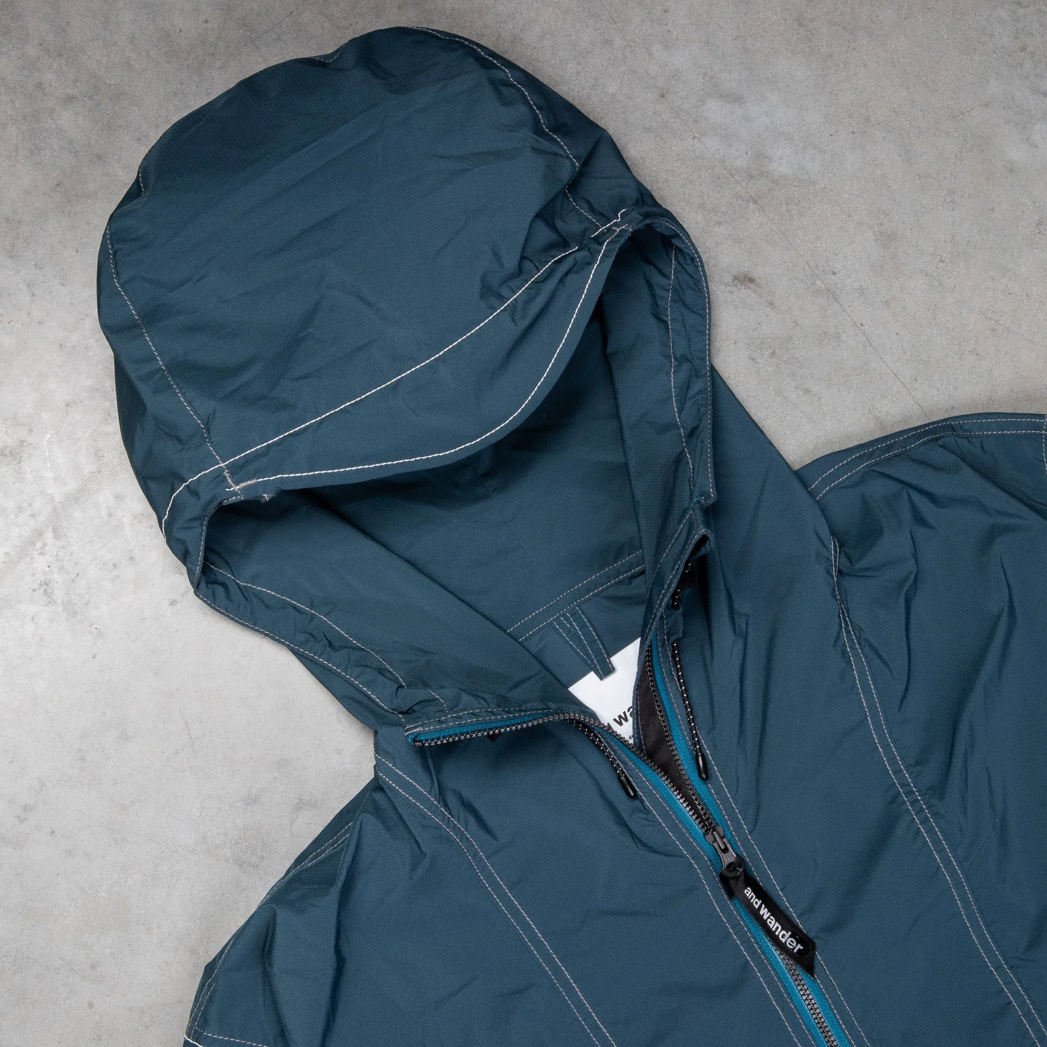 And Wander Pertex Wind Jacket Dark Blue sold by Frans Boone product image thumbnail 4