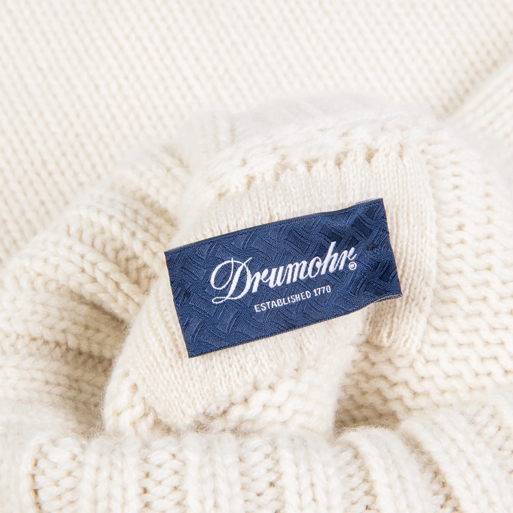 Drumohr Cashmere Tre Fili Dolcevita Bianco Sporco sold by Frans Boone product image thumbnail 4