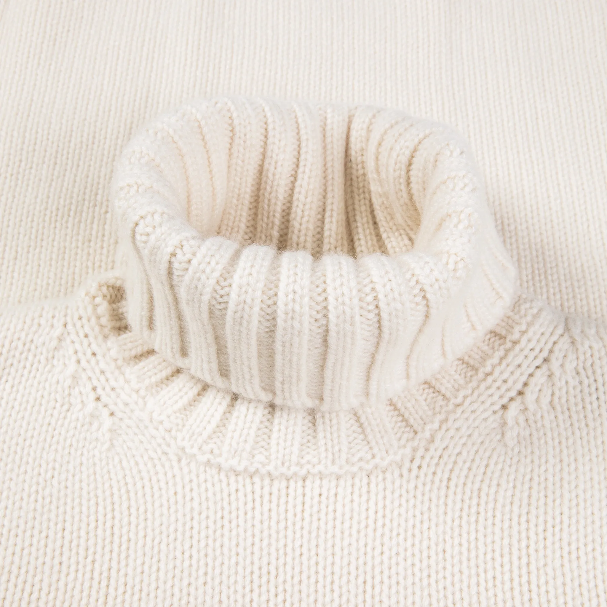 Drumohr Cashmere Tre Fili Dolcevita Bianco Sporco sold by Frans Boone product image thumbnail 3