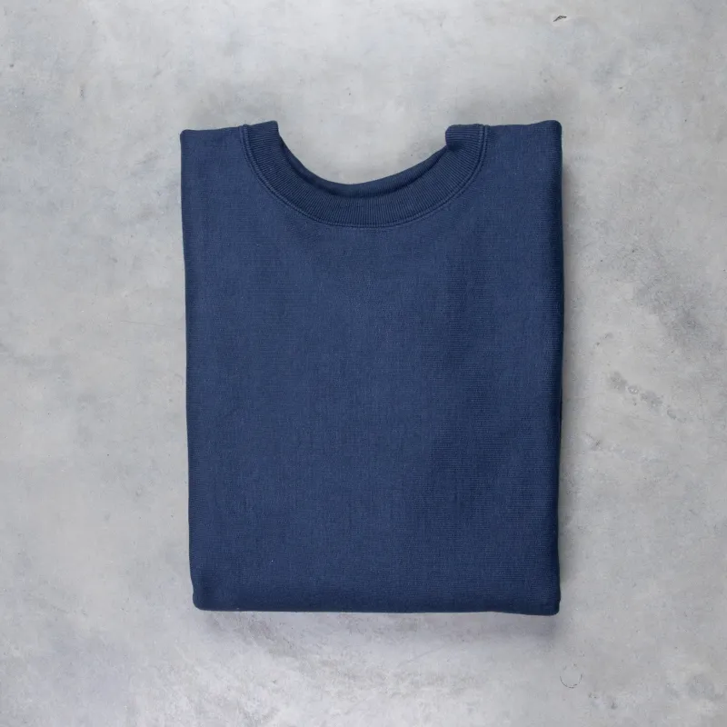 The Real McCoy's Heavyweight Crew Neck Navy made by The Real McCoy's