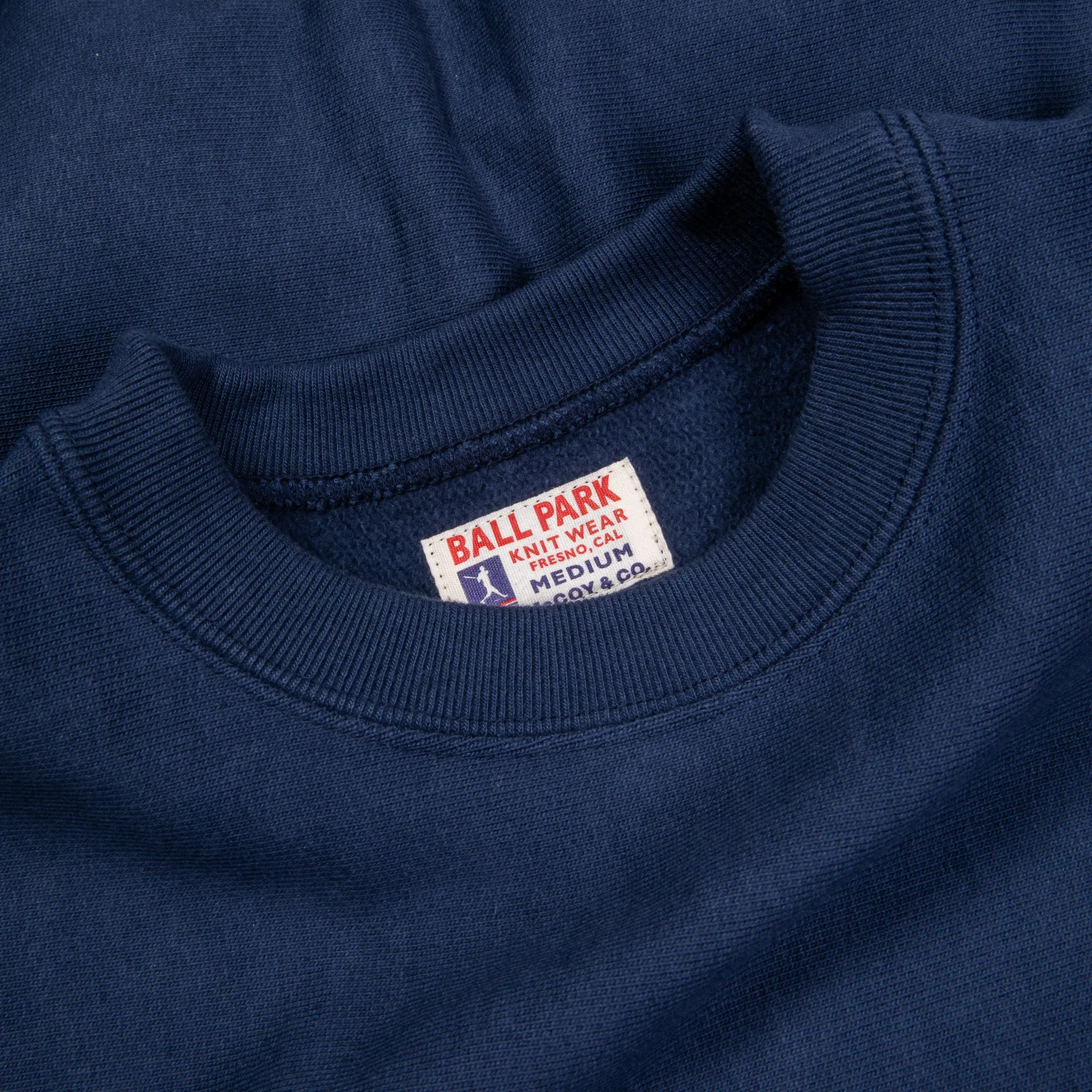 The Real McCoy's Heavyweight Crew Neck Navy sold by Frans Boone product image thumbnail 3