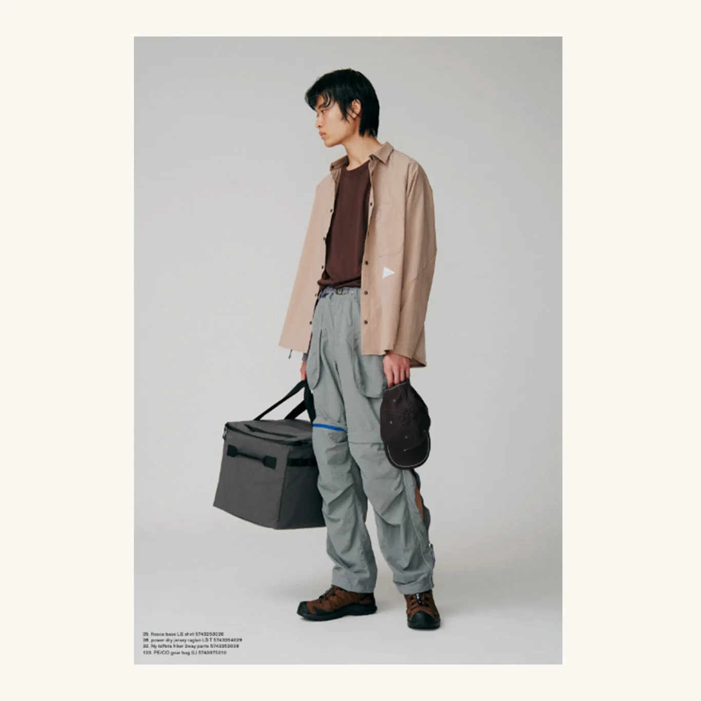 And Wander NY Taffeta 2-Way Pants Gray sold by Frans Boone product image thumbnail 2