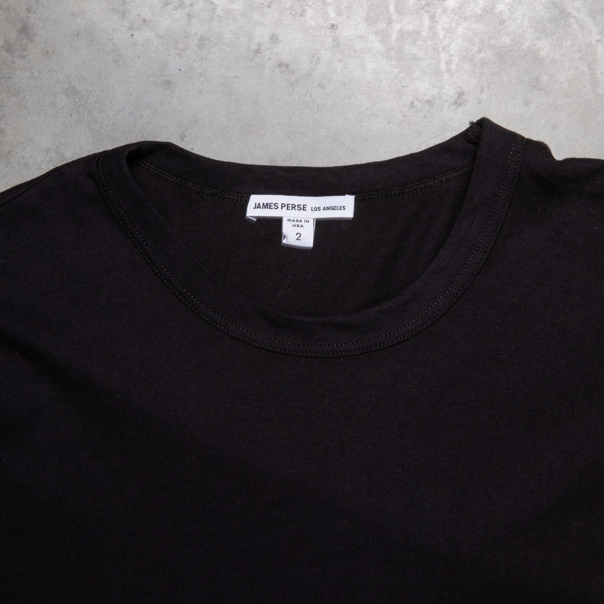 James Perse long sleeve crew neck Black sold by Frans Boone product image thumbnail 3
