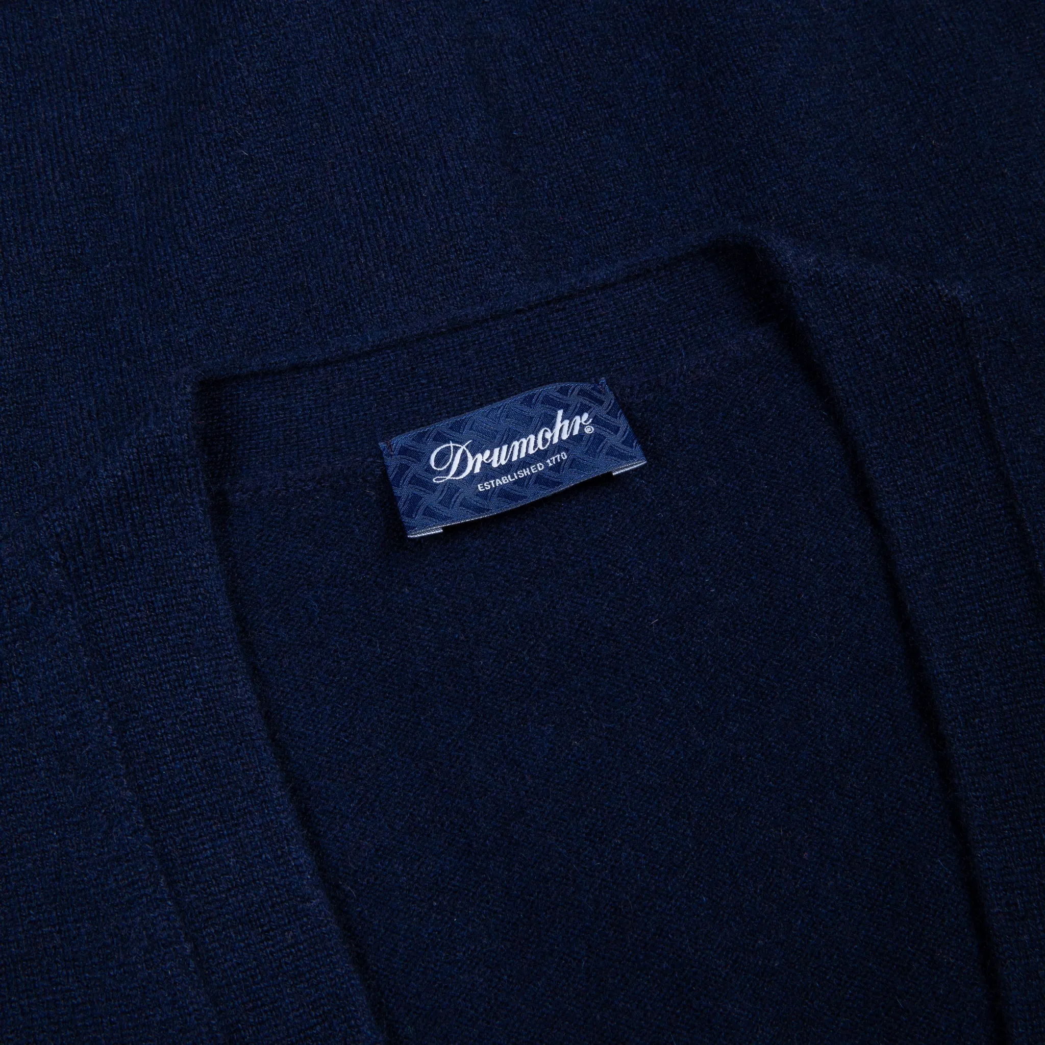 Drumohr Cashmere Gillet con Bottoni Blu Notte sold by Frans Boone product image thumbnail 4