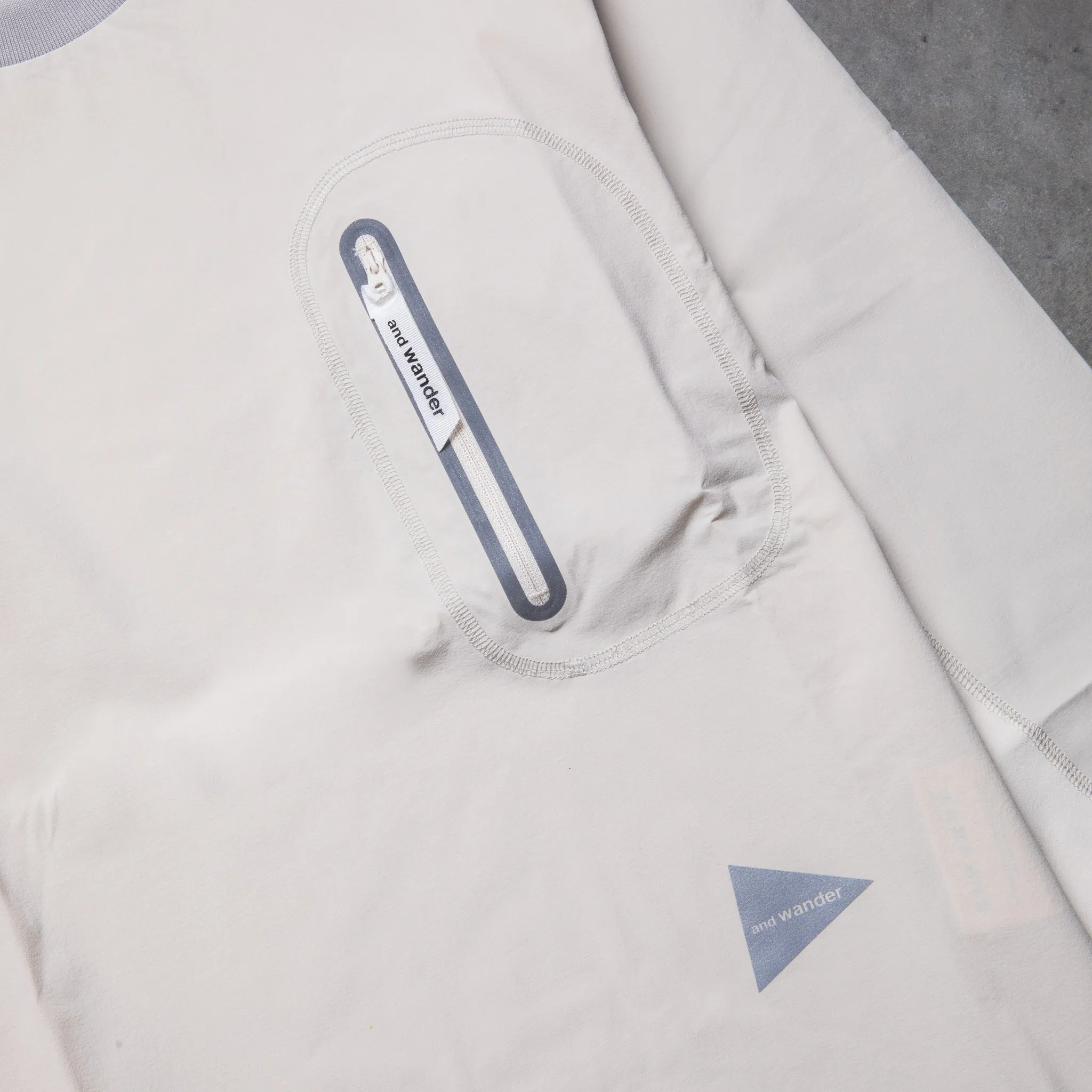 And Wander Cool Touch Pocket LS T Light Beige sold by Frans Boone product image thumbnail 4