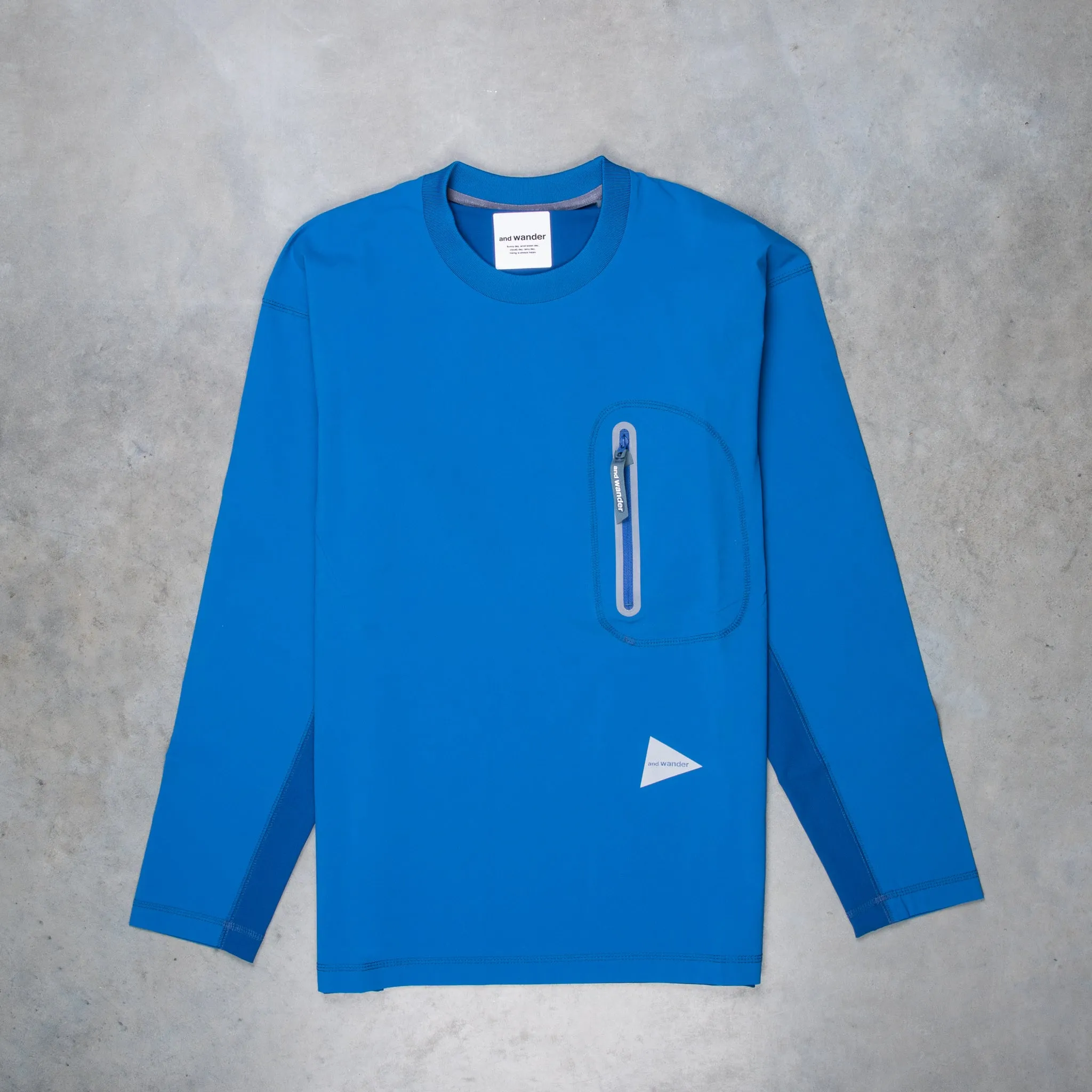 And Wander Cool Touch Pocket LS T Blue sold by Frans Boone product image thumbnail 2