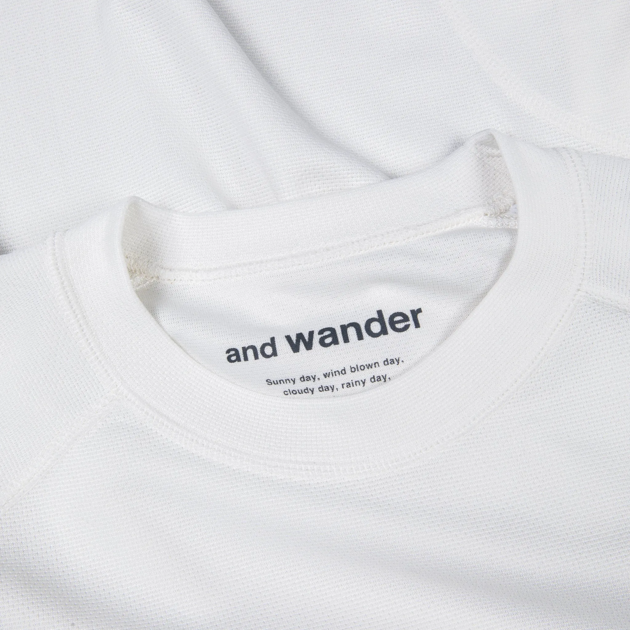 And Wander Power Dry Jersey Raglan LS T Off-White sold by Frans Boone product image thumbnail 3