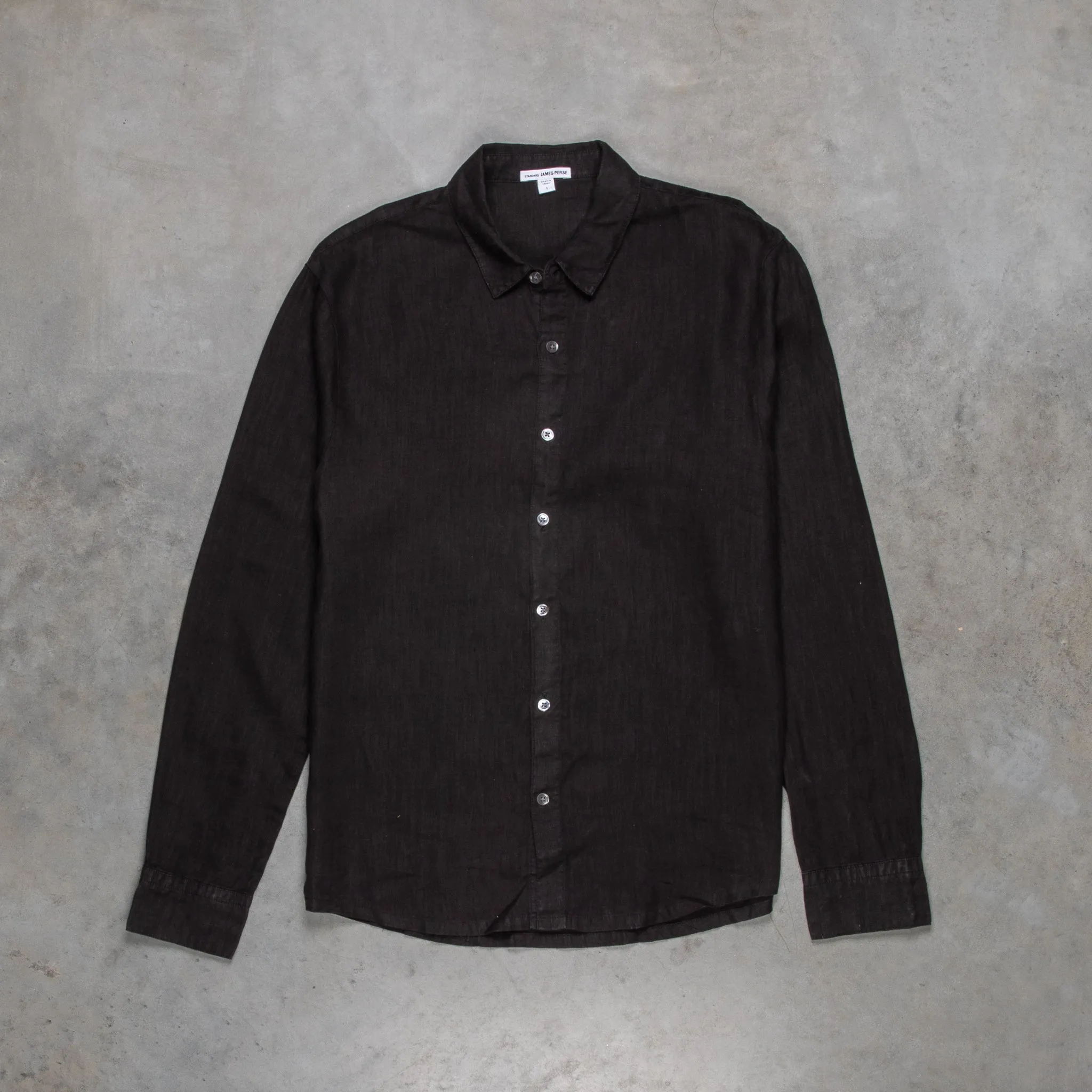 James Perse Classic Linen shirt Black sold by Frans Boone product image thumbnail 2
