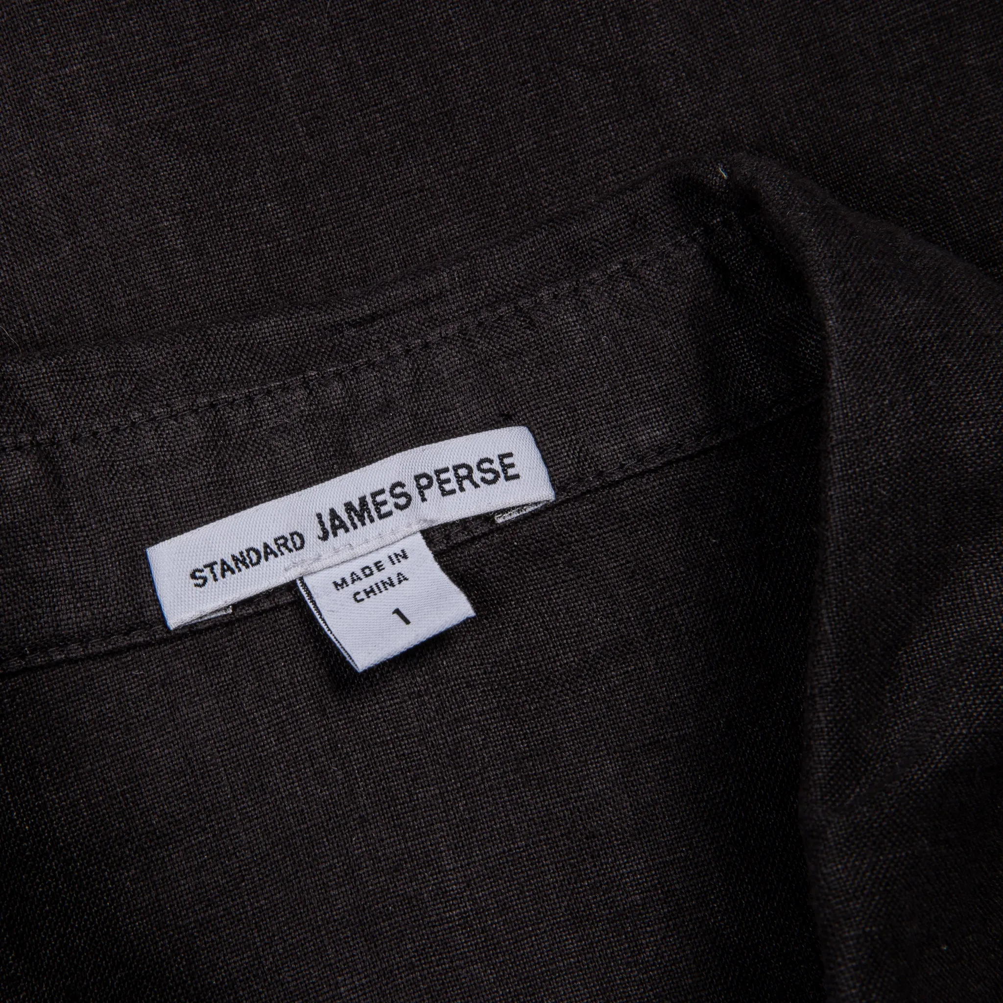 James Perse Classic Linen shirt Black sold by Frans Boone product image thumbnail 4