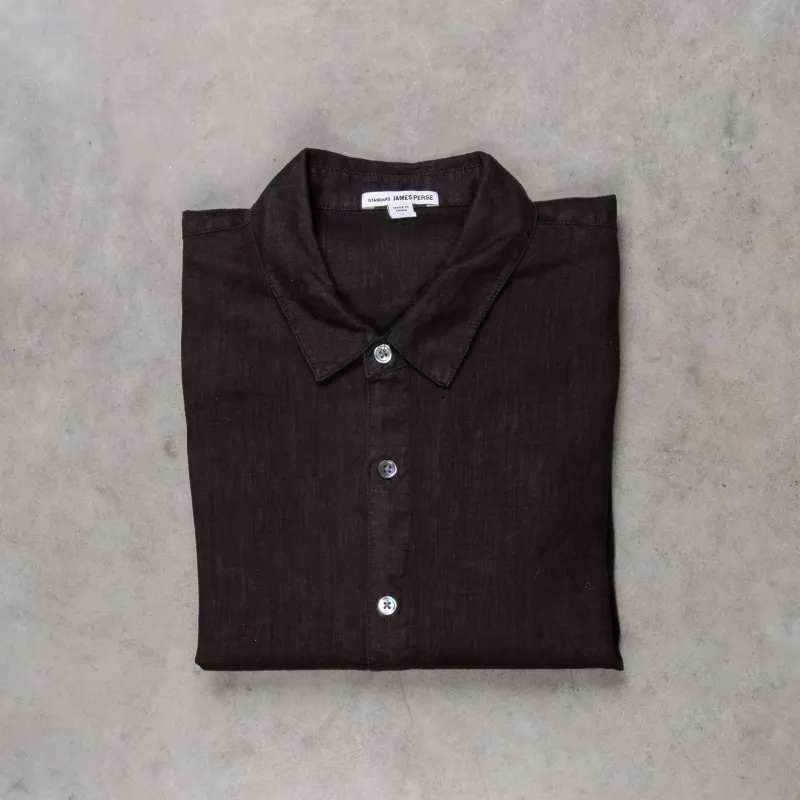 James Perse Classic Linen shirt Black made by James Perse