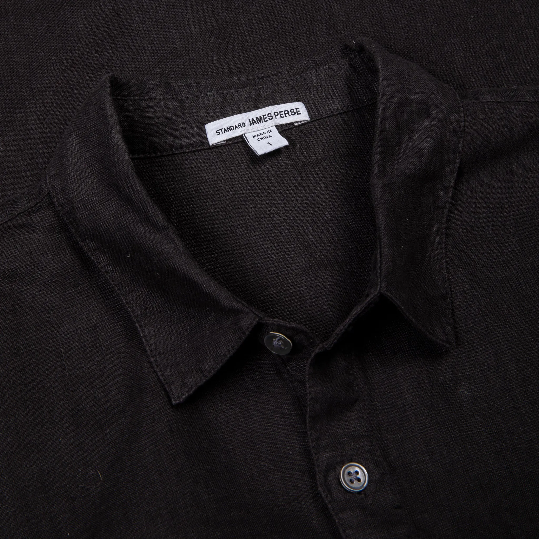James Perse Classic Linen shirt Black sold by Frans Boone product image thumbnail 3