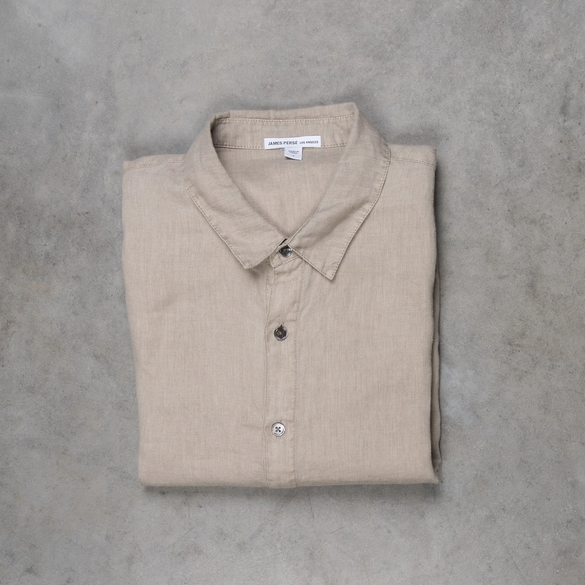 James Perse Classic Linen shirt Silk sold by Frans Boone