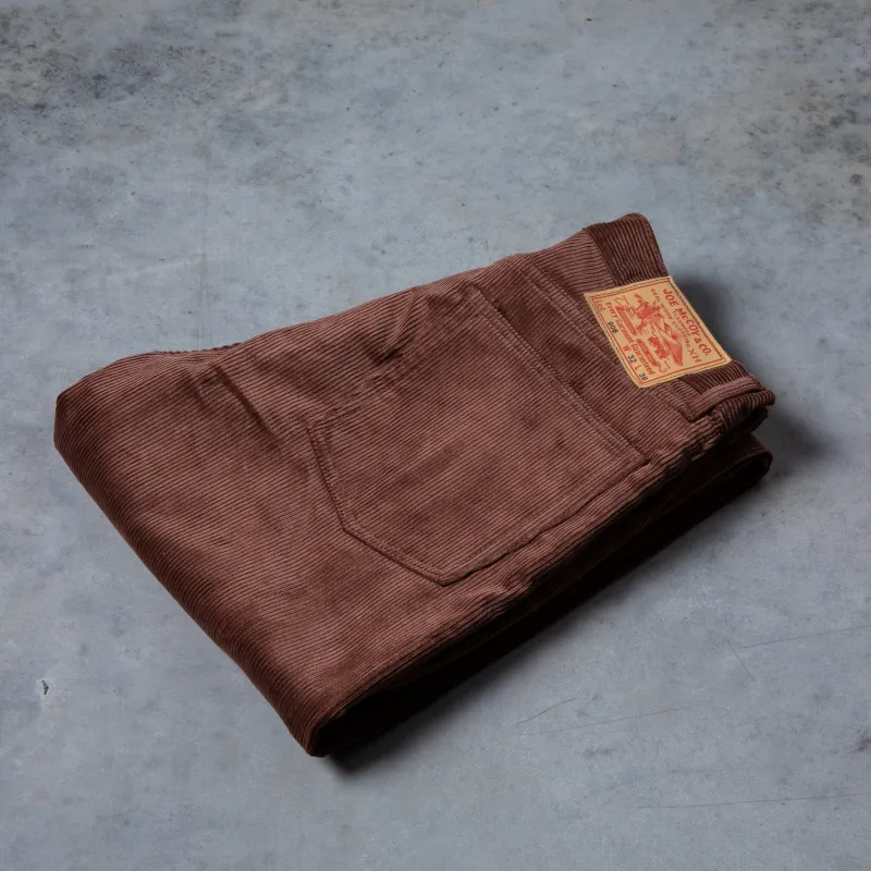 The Real McCoy's Corduroy Trousers Brown Lot. 906 made by The Real McCoy's