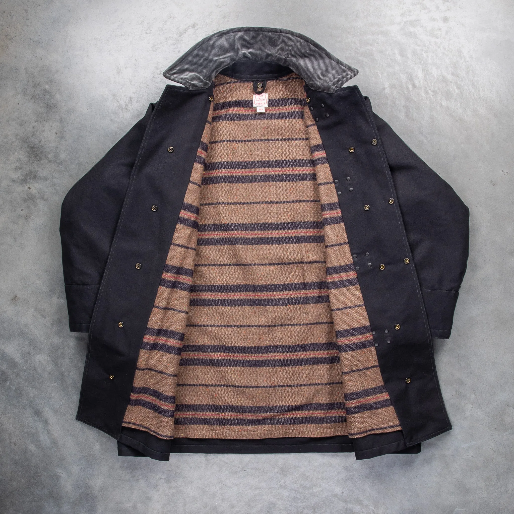 The Real McCoy's Fireman Coat Black sold by Frans Boone product image thumbnail 2