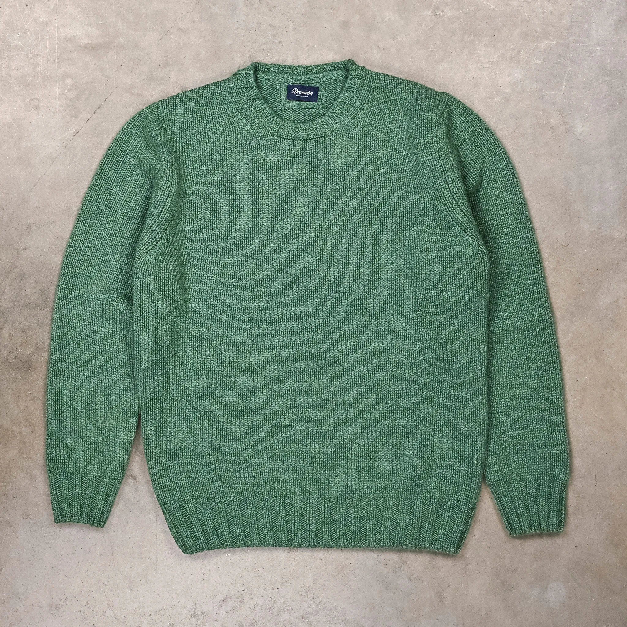 Drumohr Cashmere Tre Fili Girocollo Verde Salvia sold by Frans Boone product image thumbnail 2