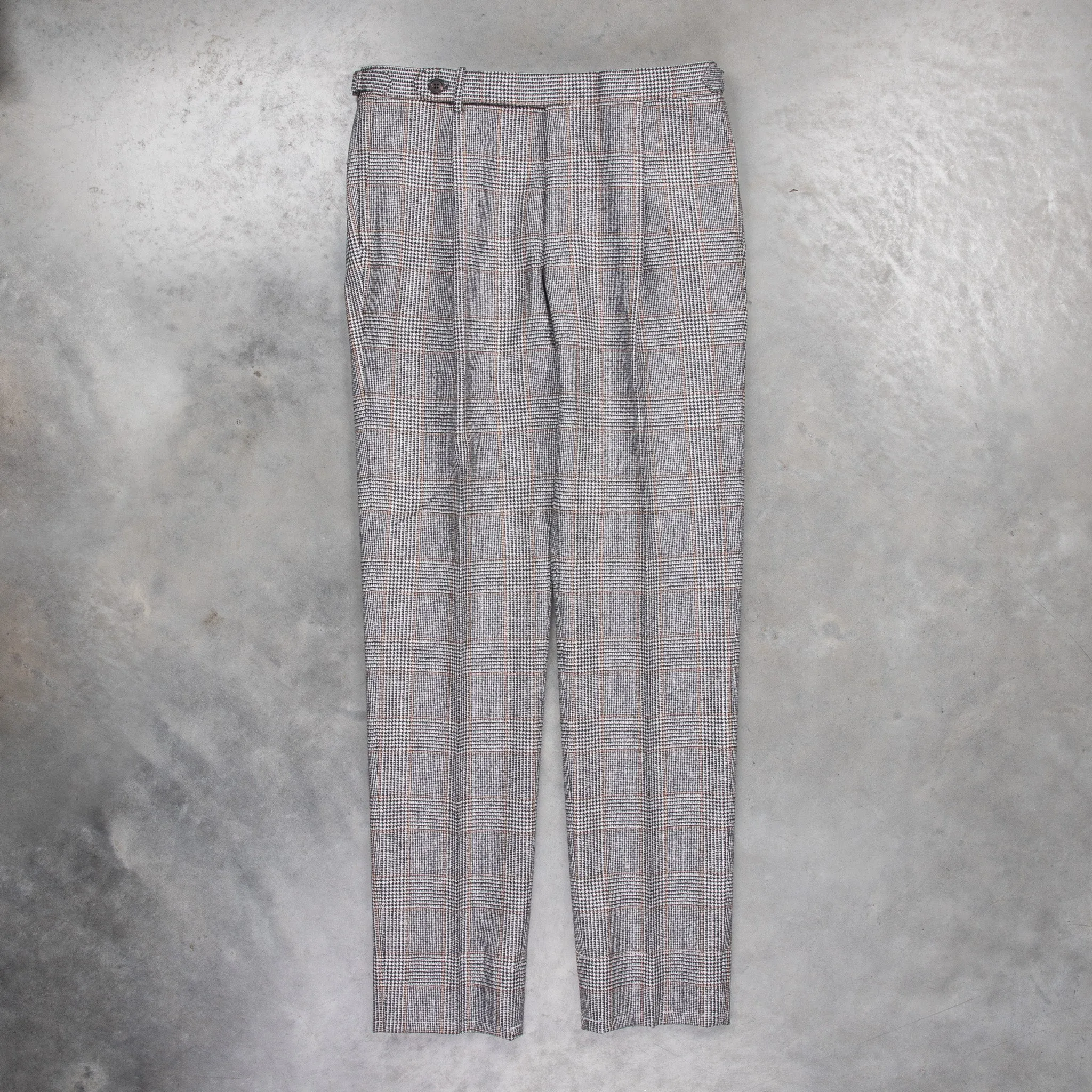 Rota Pantaloni High Rise Regular Fit Flannel Prince of Wales Check Beige sold by Frans Boone product image thumbnail 2