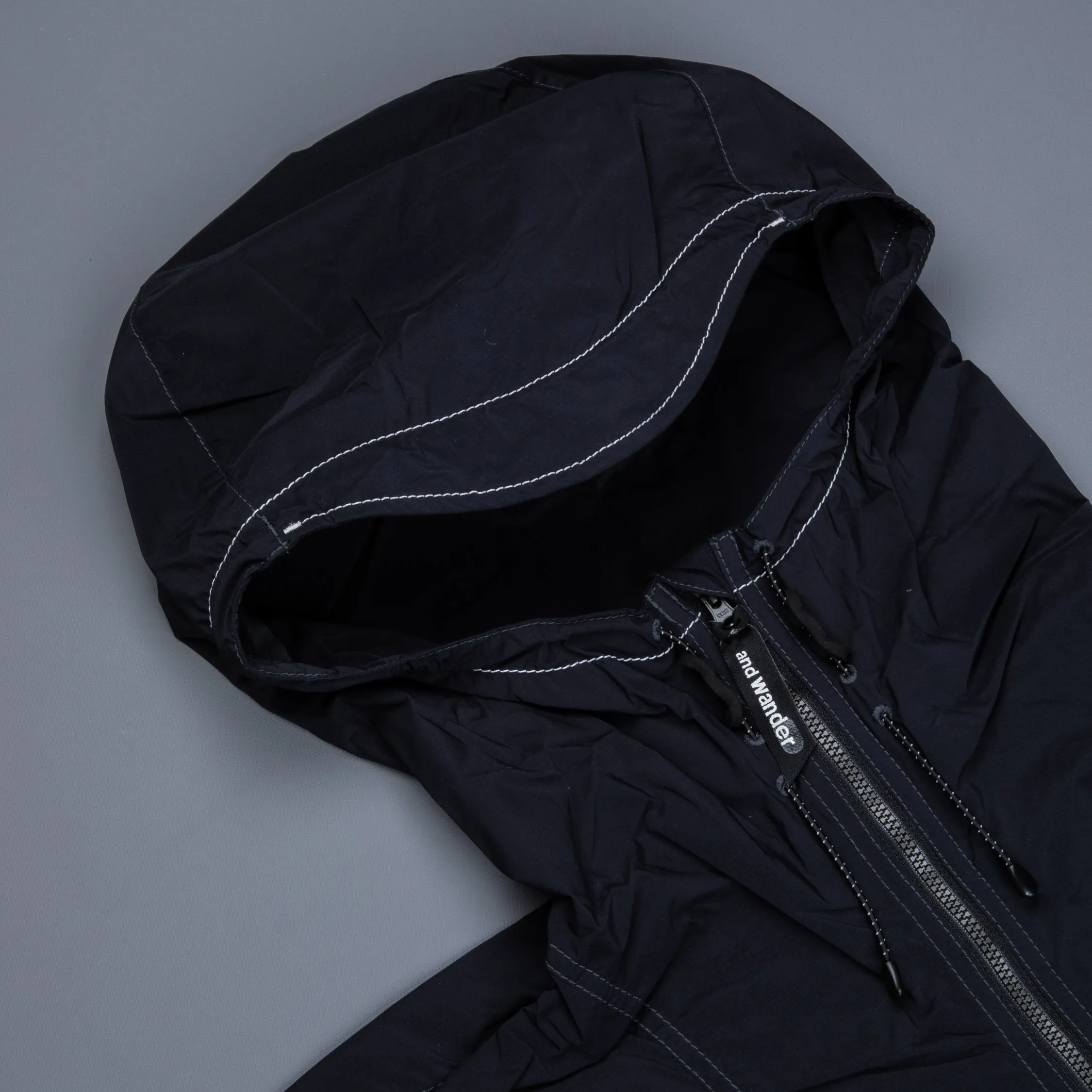 And Wander Pertex wind jacket black sold by Frans Boone product image thumbnail 3