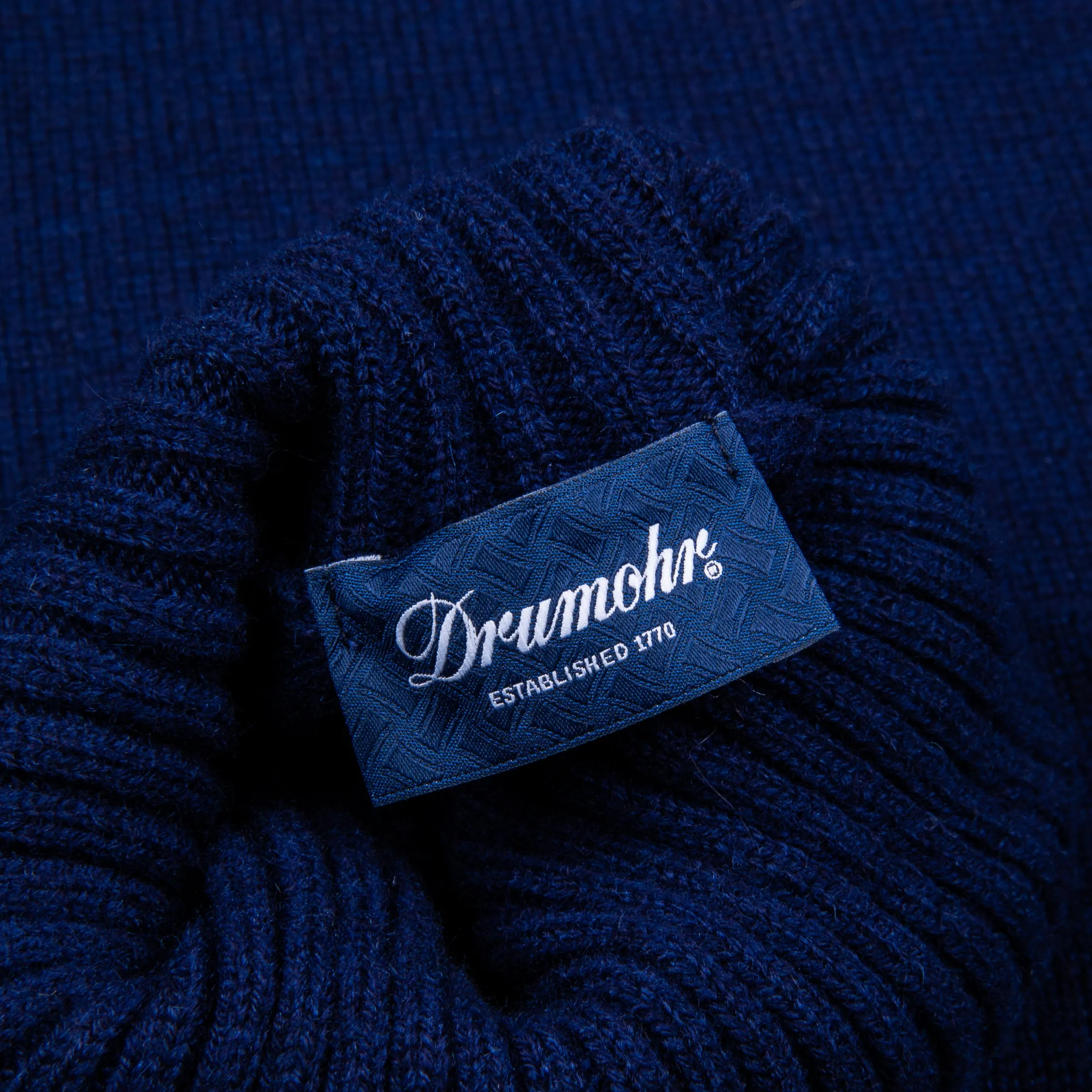Drumohr Cashmere Dolcevita Turtleneck Navy Americana sold by Frans Boone product image thumbnail 4