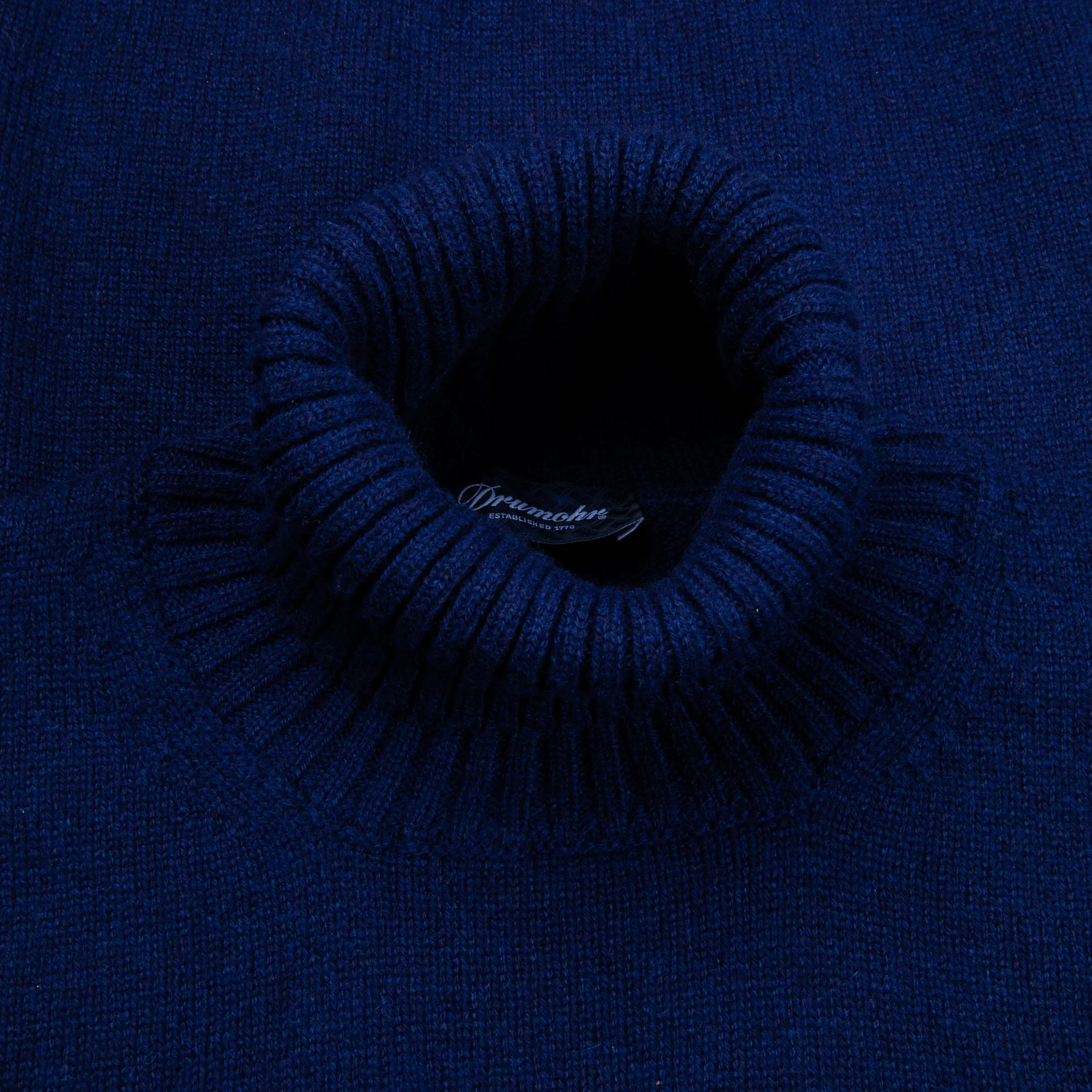 Drumohr Cashmere Dolcevita Turtleneck Navy Americana sold by Frans Boone product image thumbnail 3