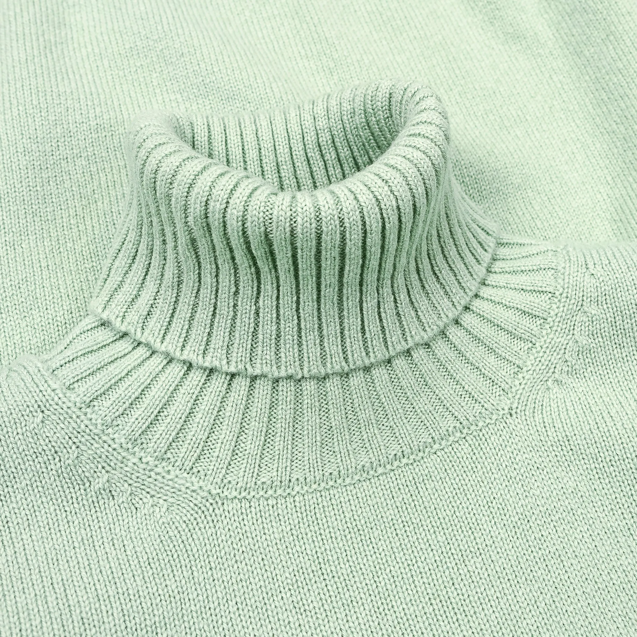 Drumohr Cashmere Dolcevita Turtleneck Verde Laguna sold by Frans Boone product image thumbnail 3
