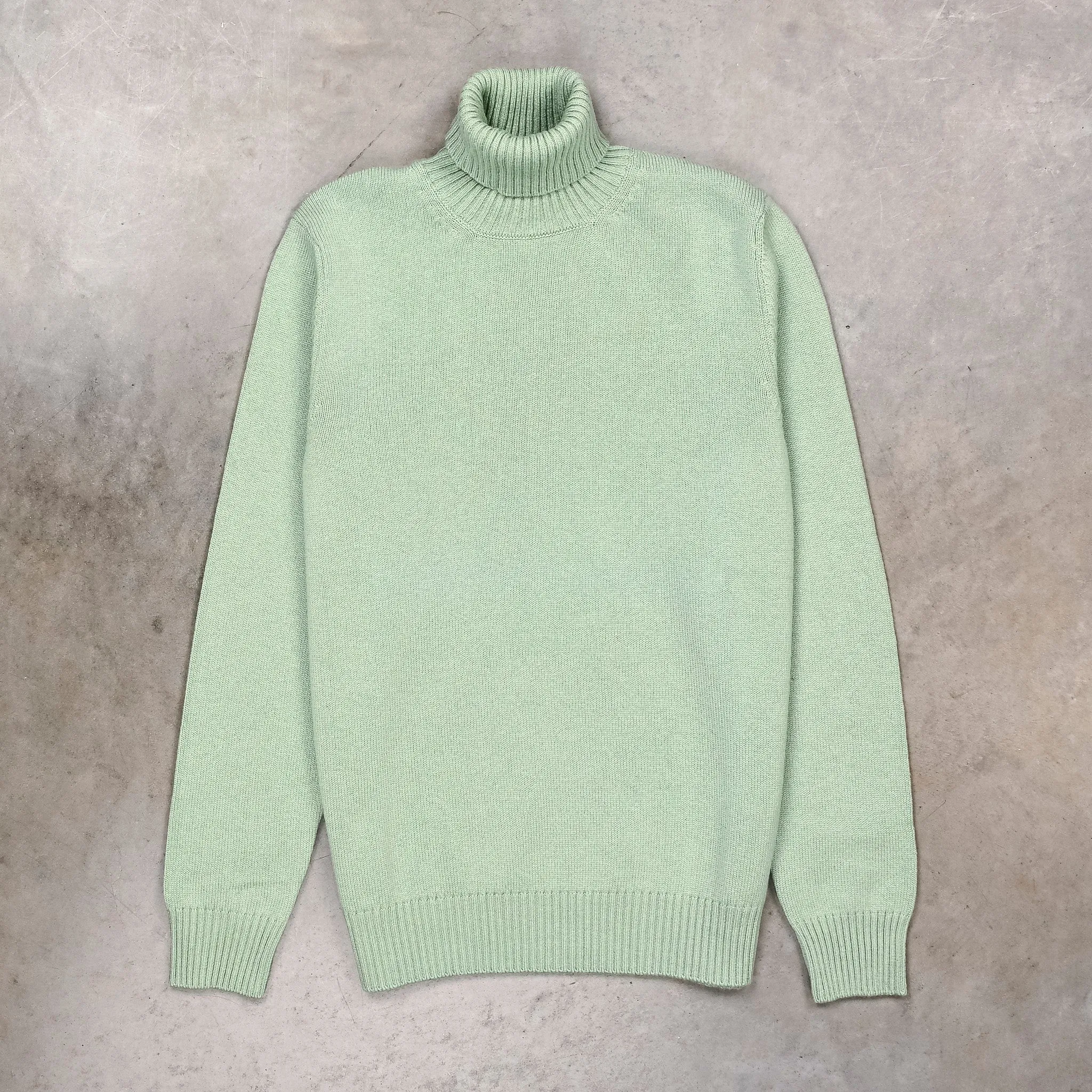 Drumohr Cashmere Dolcevita Turtleneck Verde Laguna sold by Frans Boone product image thumbnail 2