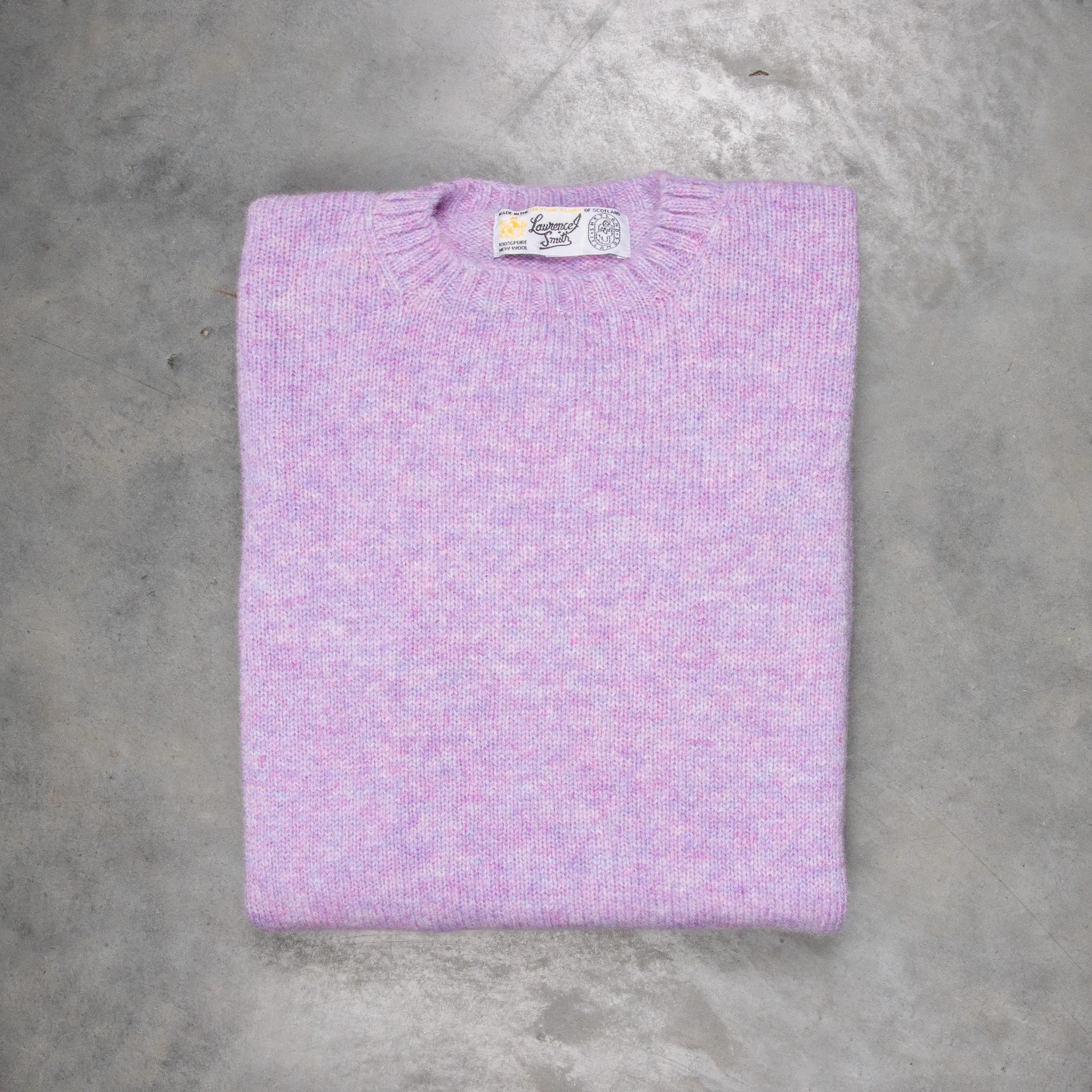 Laurence J. Smith Super soft Seamless Crew Neck Pullover Confetti sold by Frans Boone