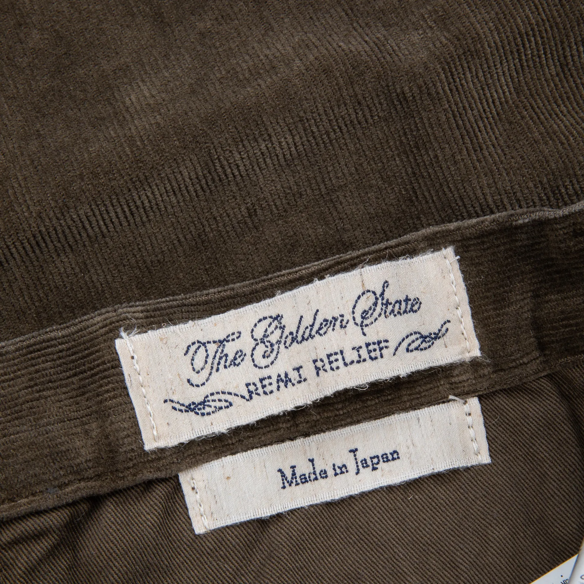 Remi Relief Corduroy stretch pants Khaki sold by Frans Boone product image thumbnail 4