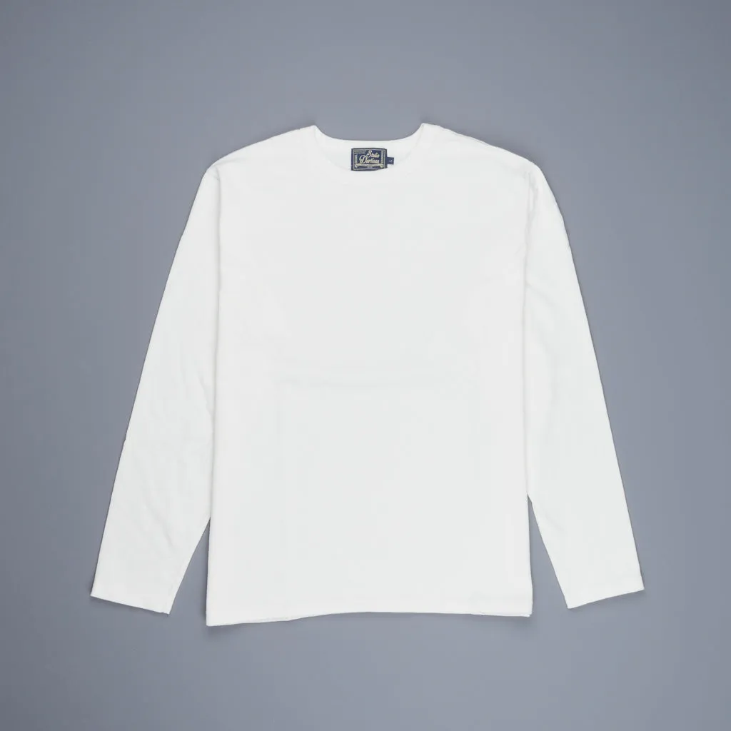 Studio D'Artisan 9938 Suvin Gold Loopwheel LS Tee White sold by Frans Boone product image thumbnail 2