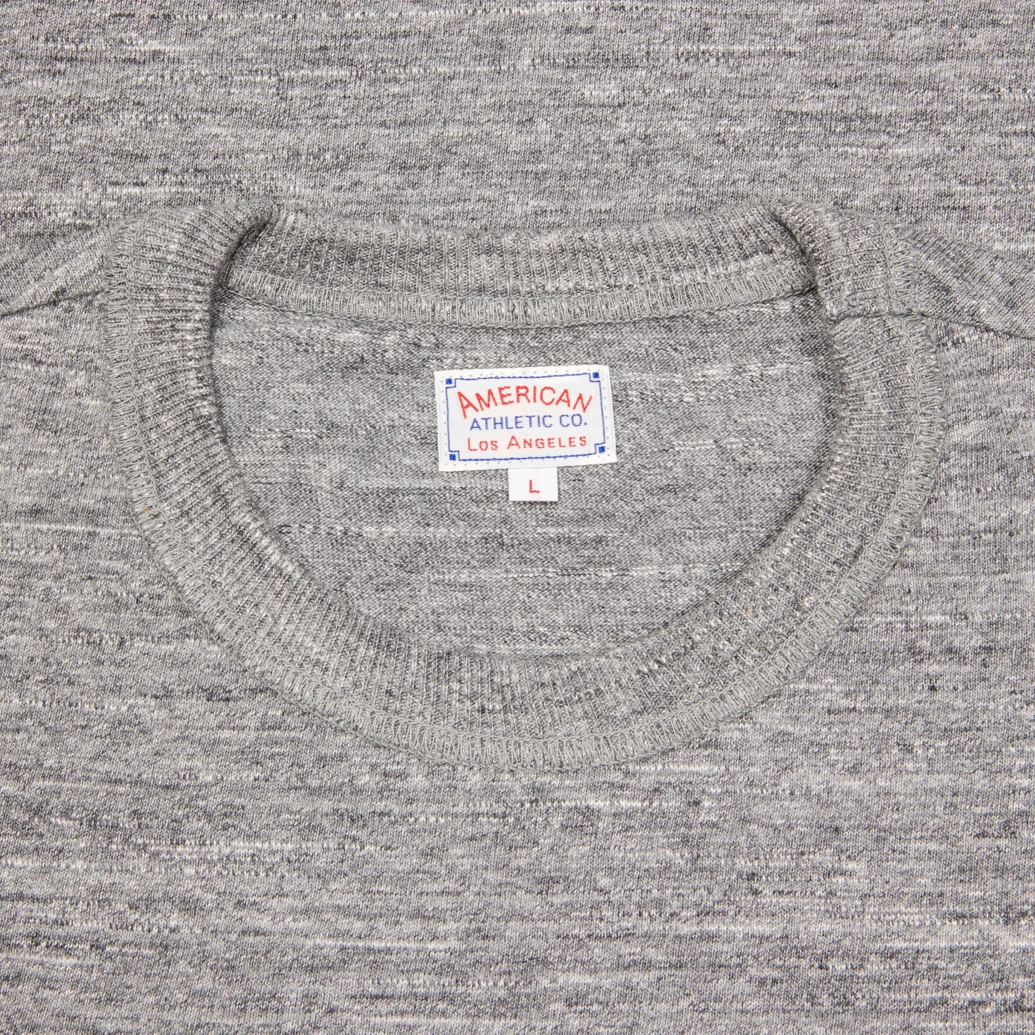 The Real McCoy's Athletic Loopwheel T-Shirt Gray sold by Frans Boone product image thumbnail 3